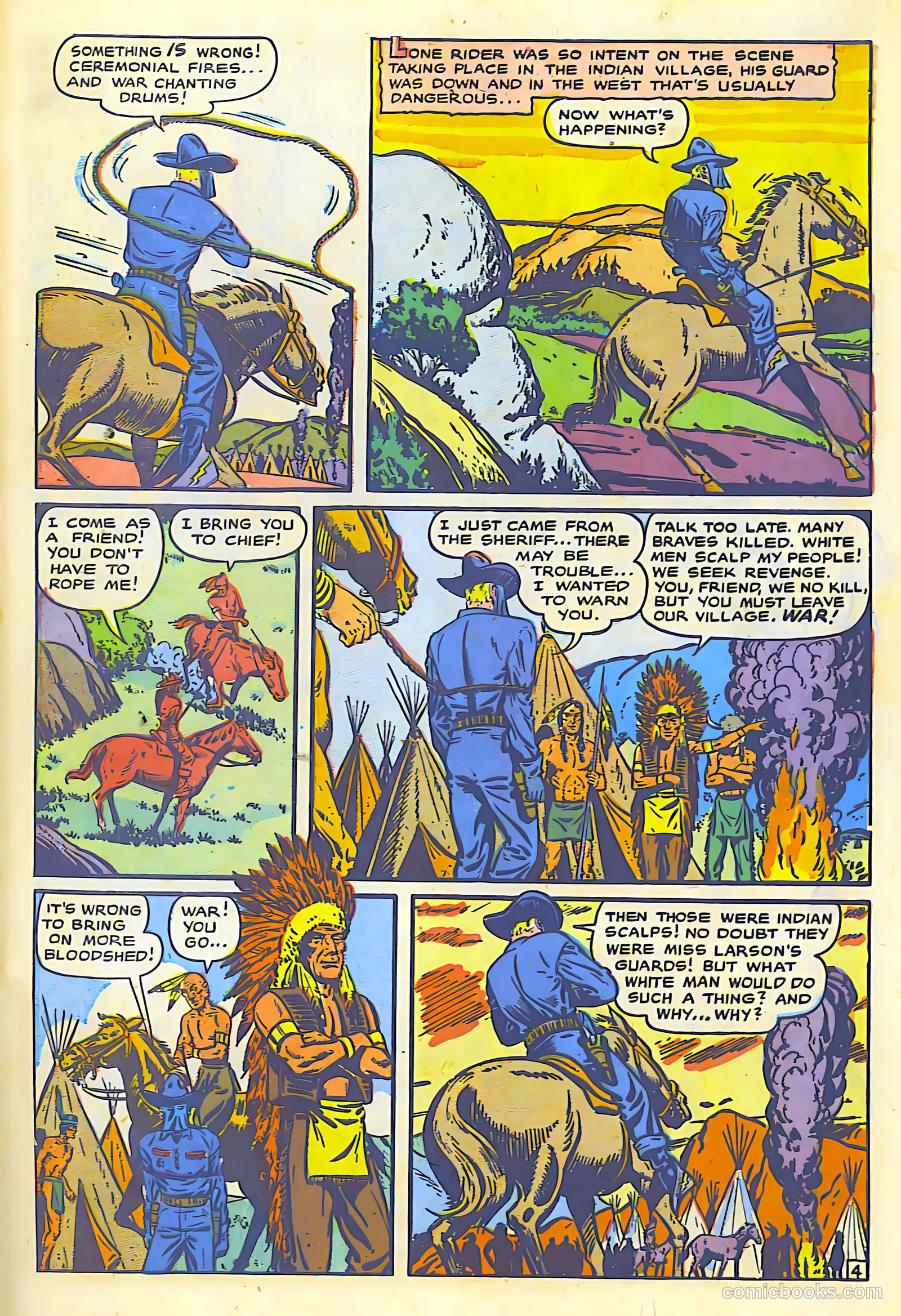 The Lone Rider #1 (1951) — page 43 of 52