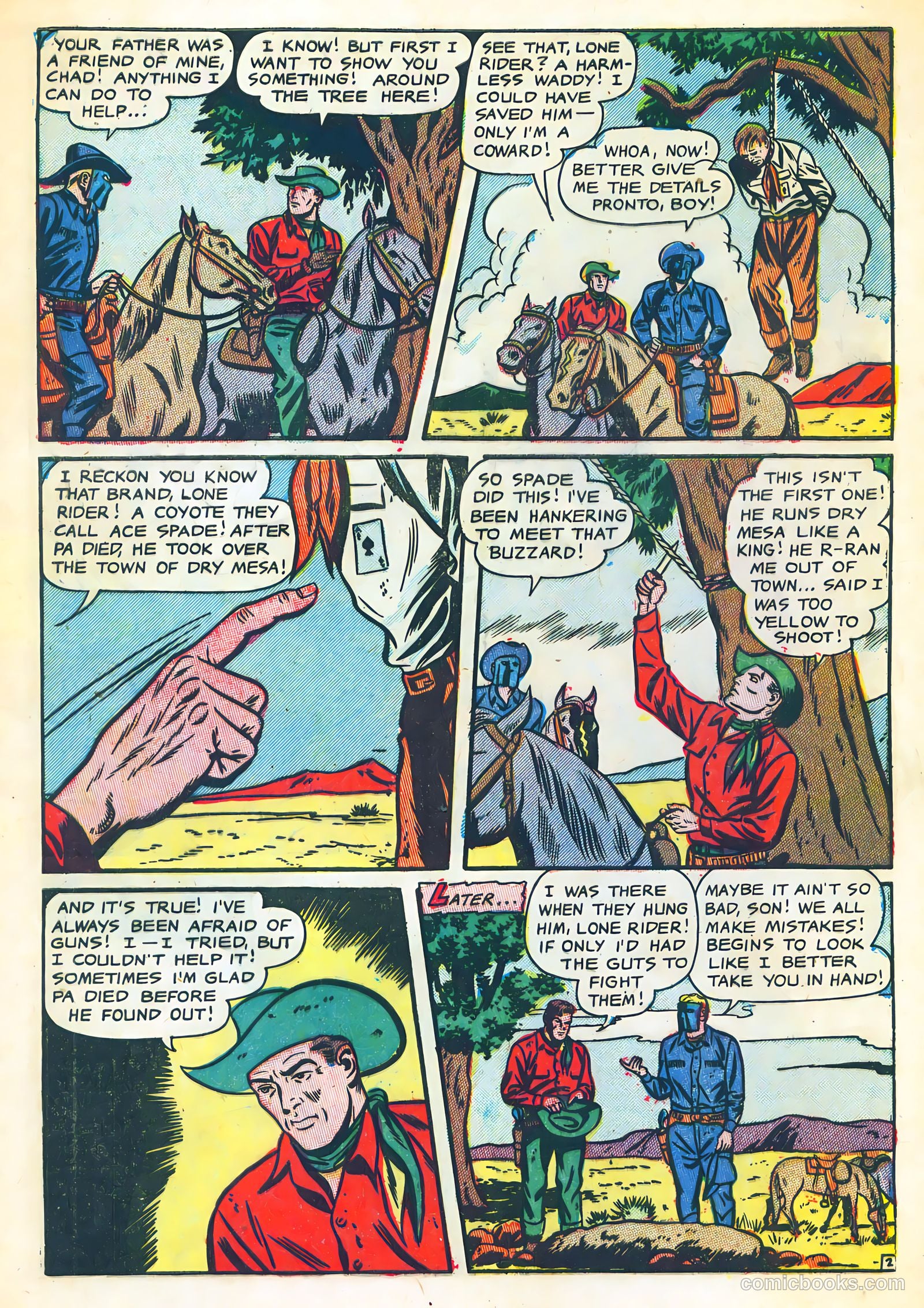 The Lone Rider #10 (1952) — page 4 of 36