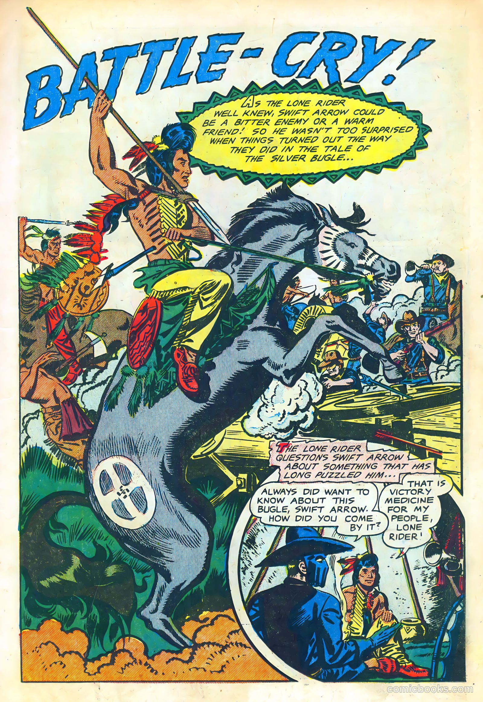 The Lone Rider #10 (1952) — page 11 of 36