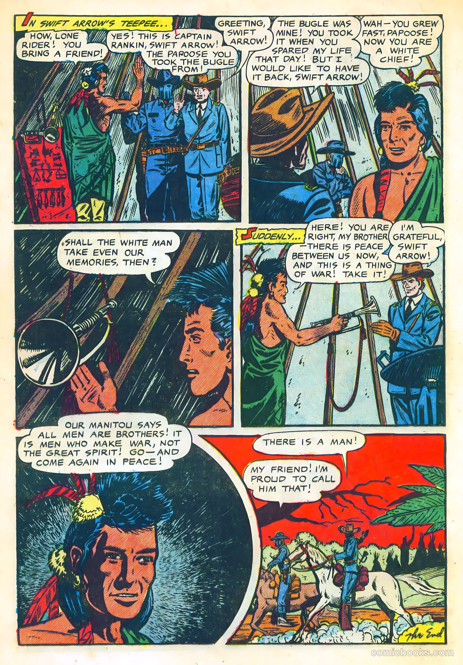 The Lone Rider #10 (1952) — page 16 of 36