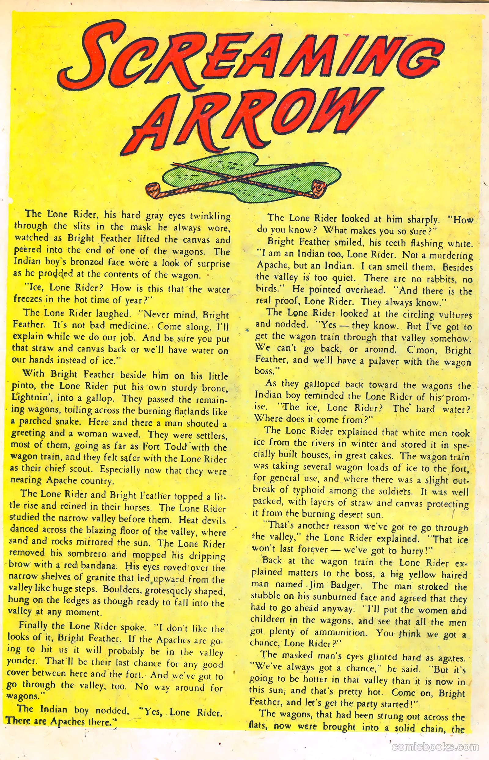 The Lone Rider #10 (1952) — page 17 of 36