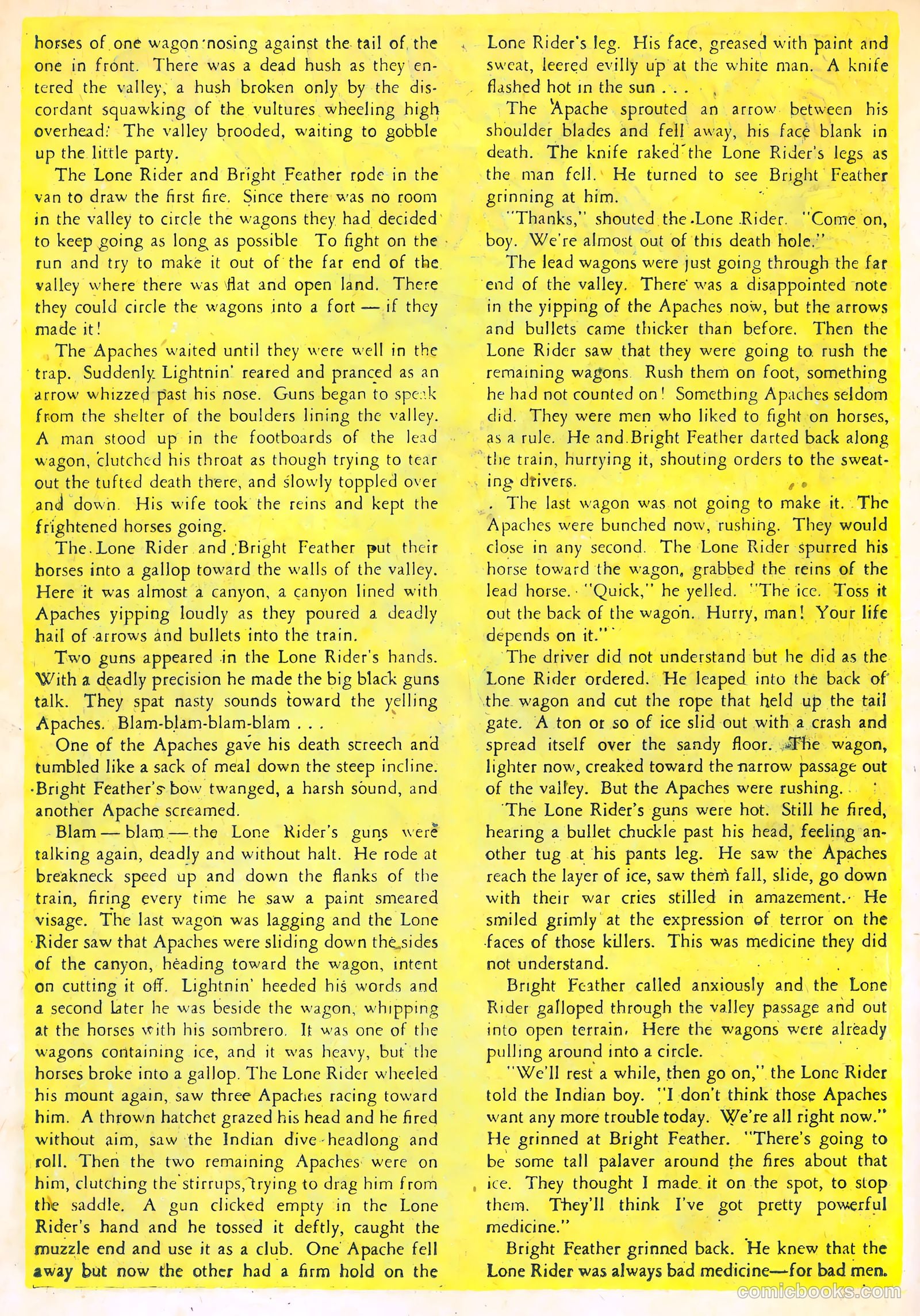 The Lone Rider #10 (1952) — page 18 of 36