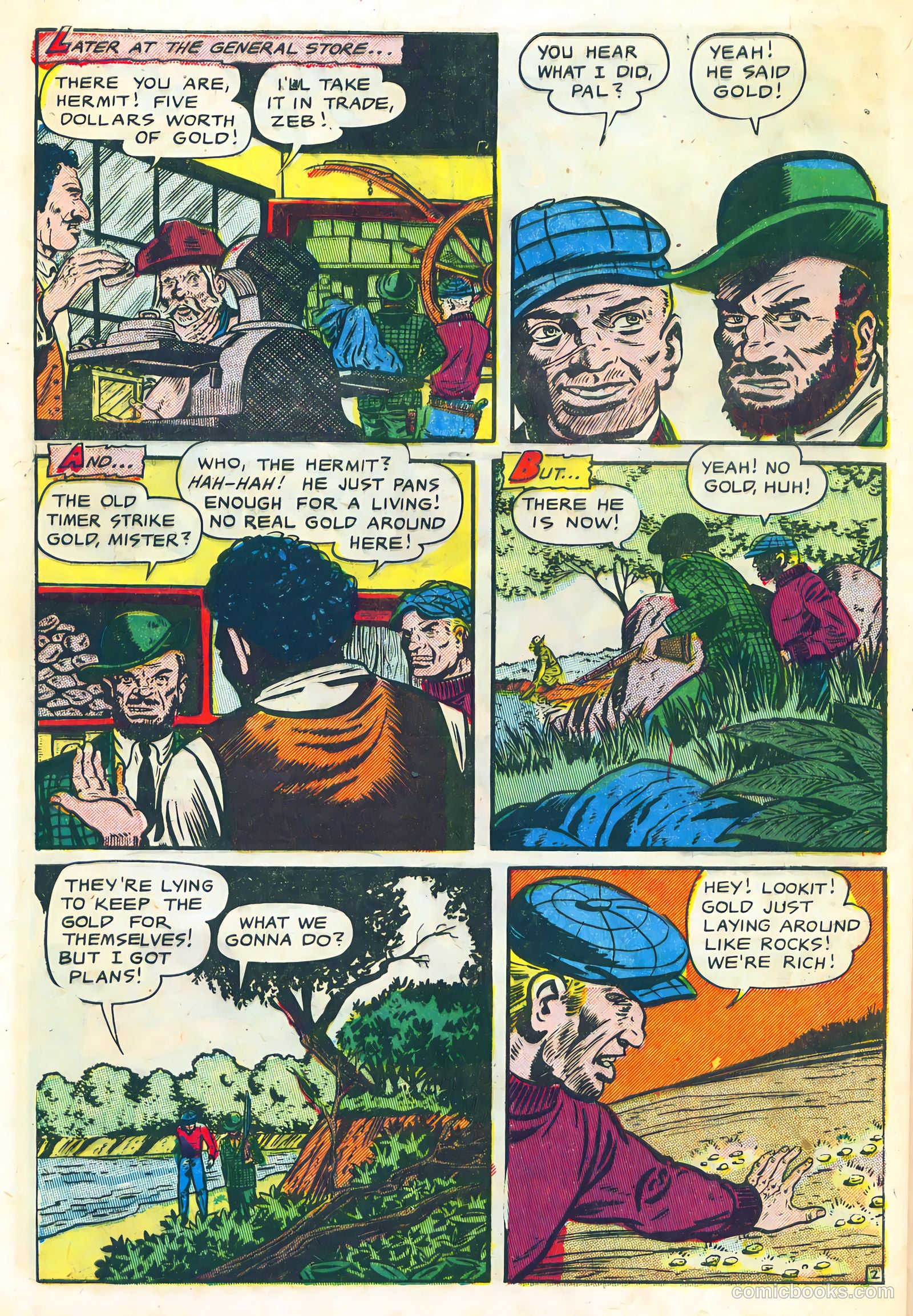 The Lone Rider #10 (1952) — page 28 of 36