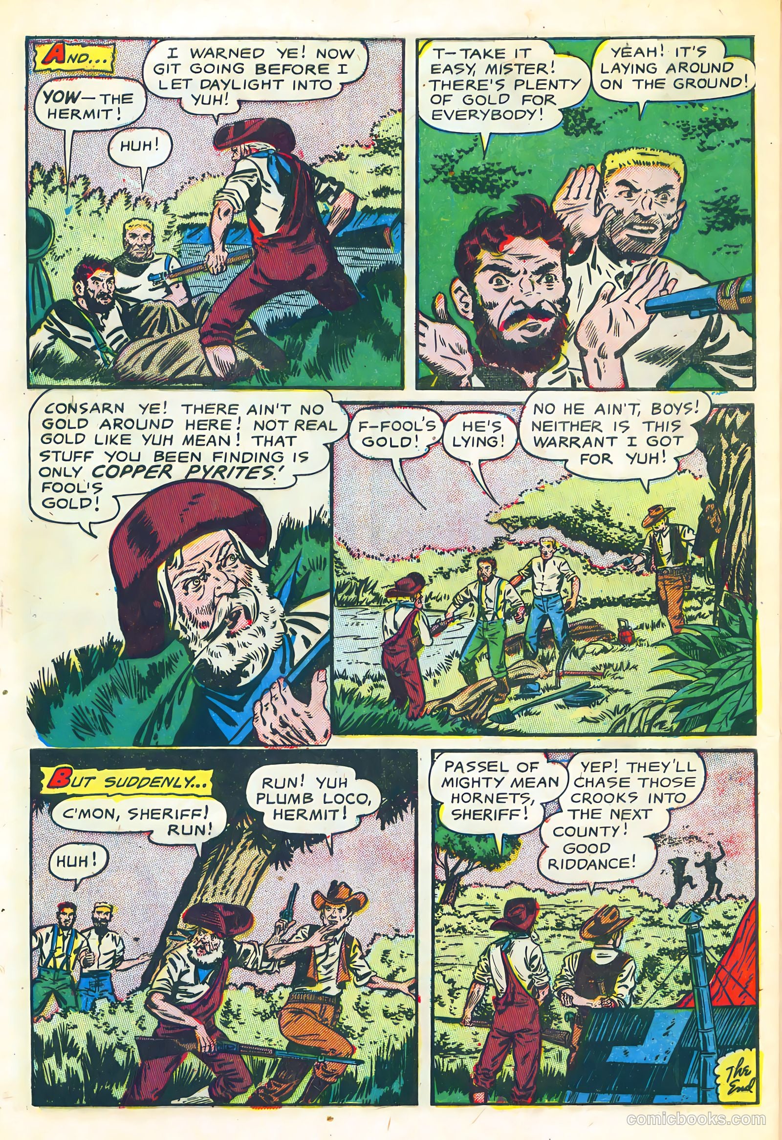The Lone Rider #10 (1952) — page 32 of 36