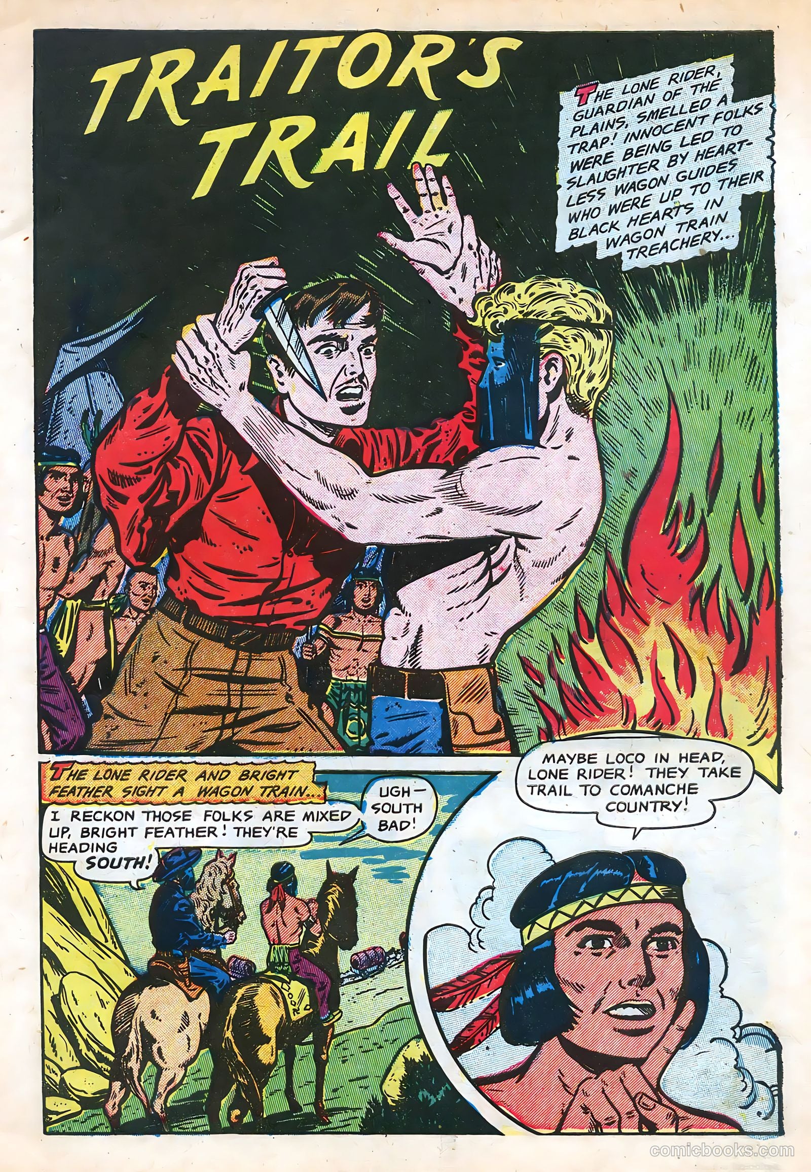 The Lone Rider #11 (1952) — page 3 of 36