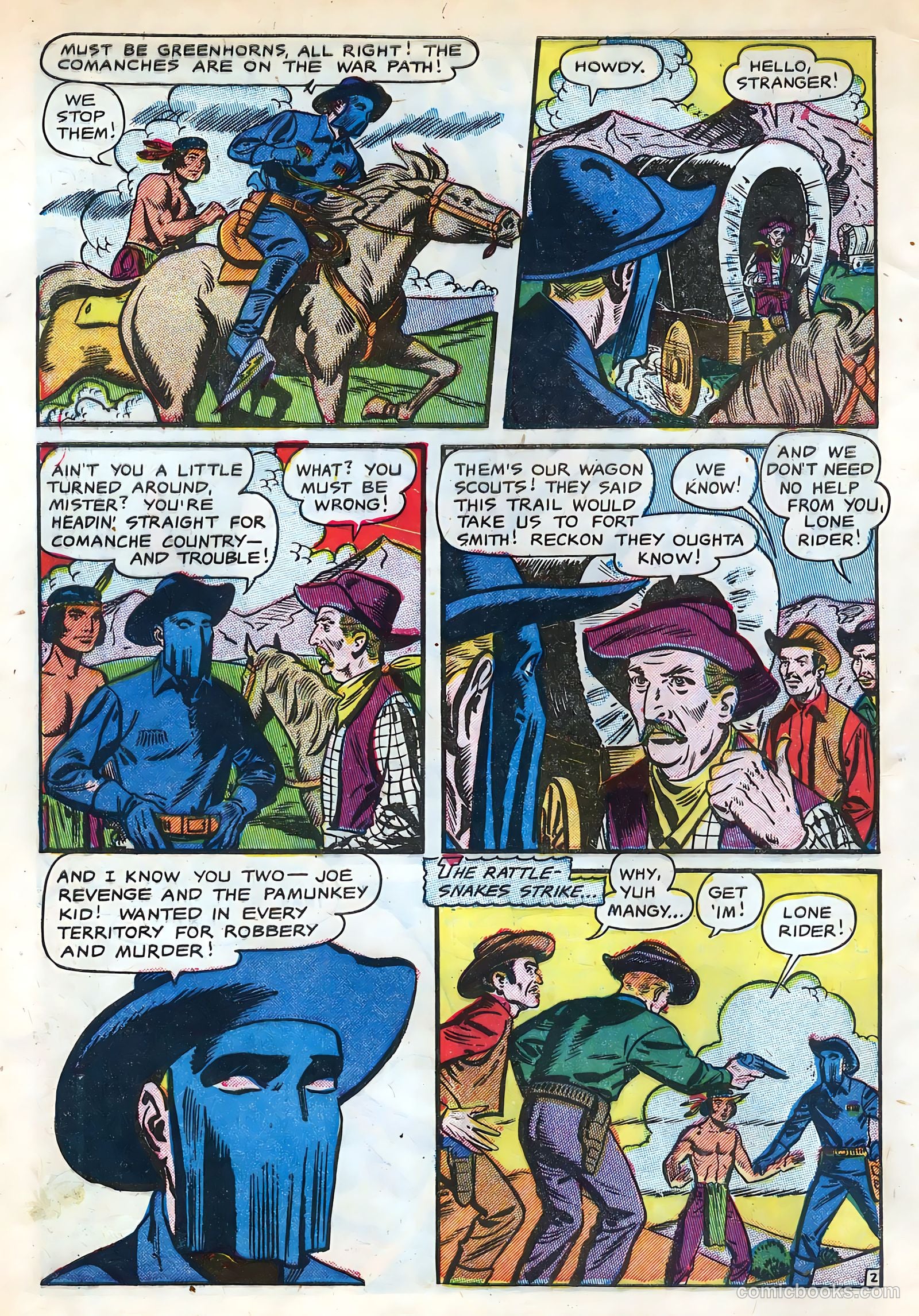 The Lone Rider #11 (1952) — page 4 of 36