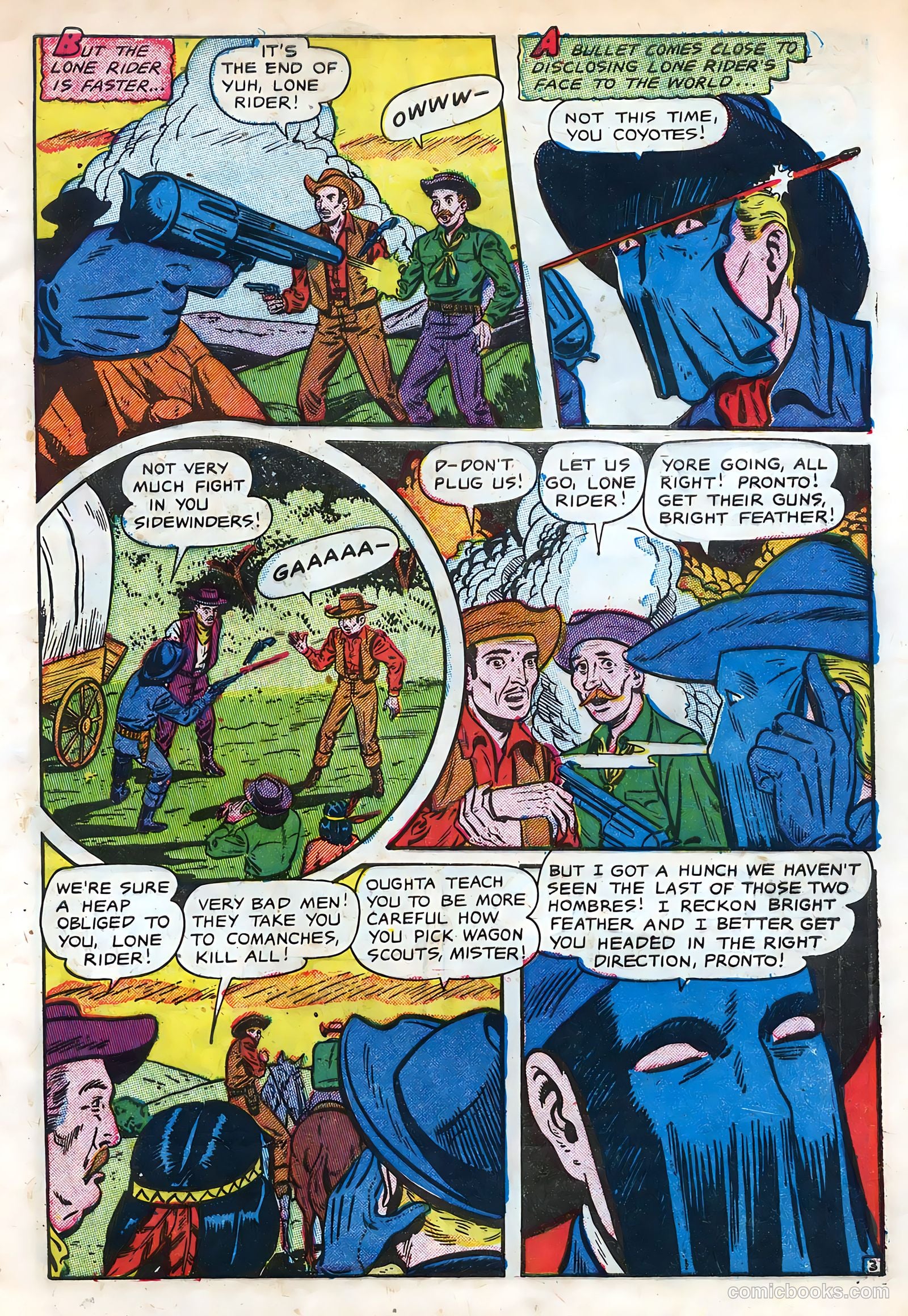 The Lone Rider #11 (1952) — page 5 of 36