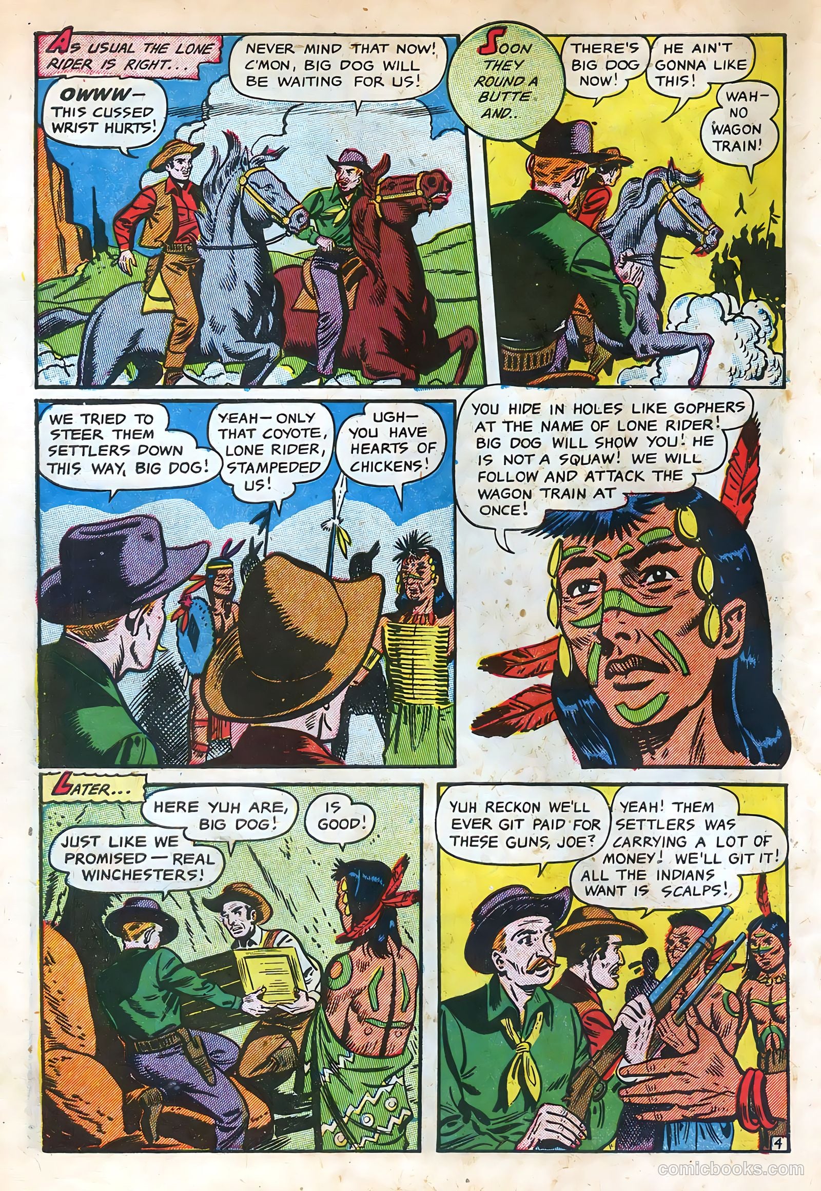 The Lone Rider #11 (1952) — page 6 of 36