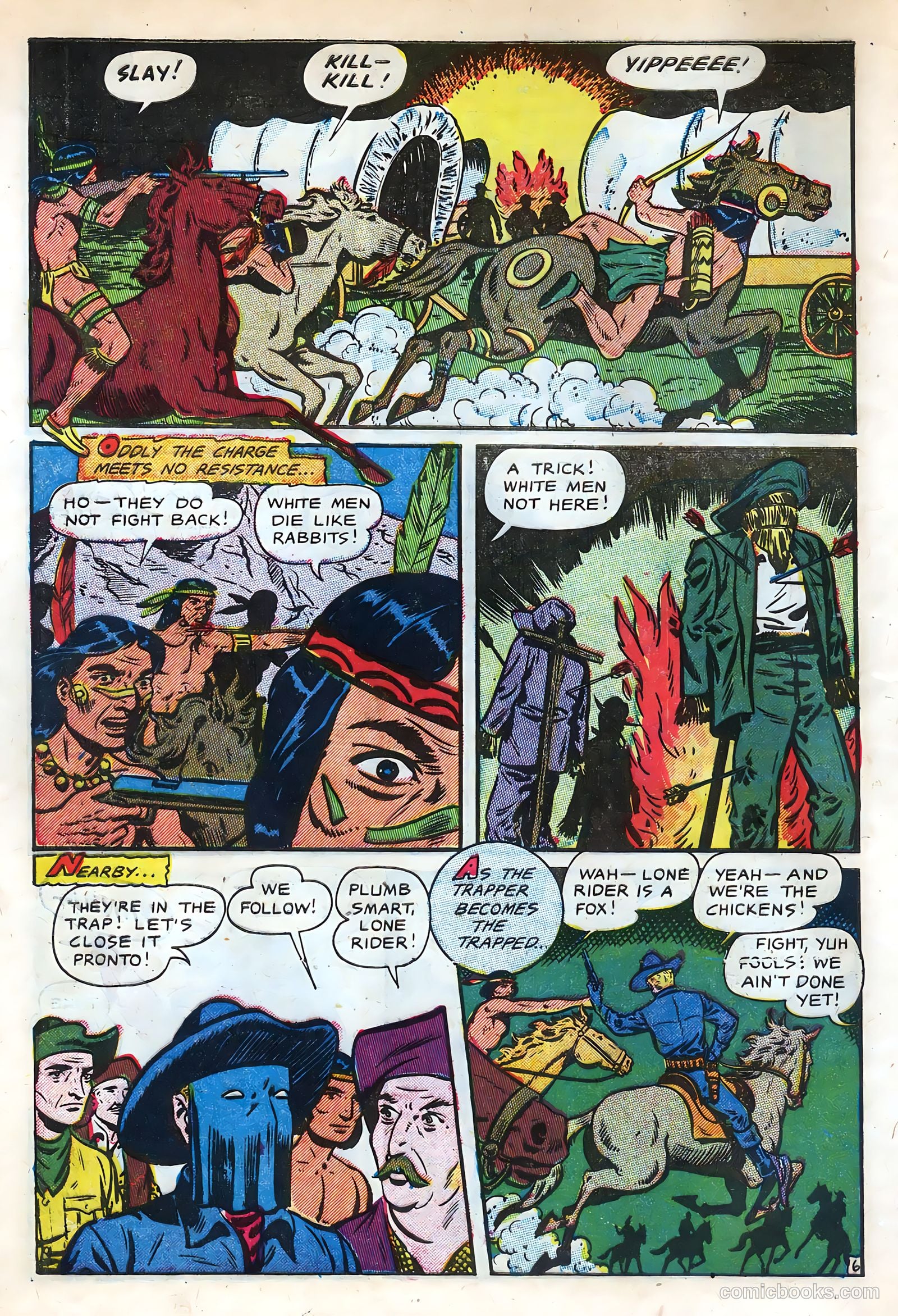 The Lone Rider #11 (1952) — page 8 of 36