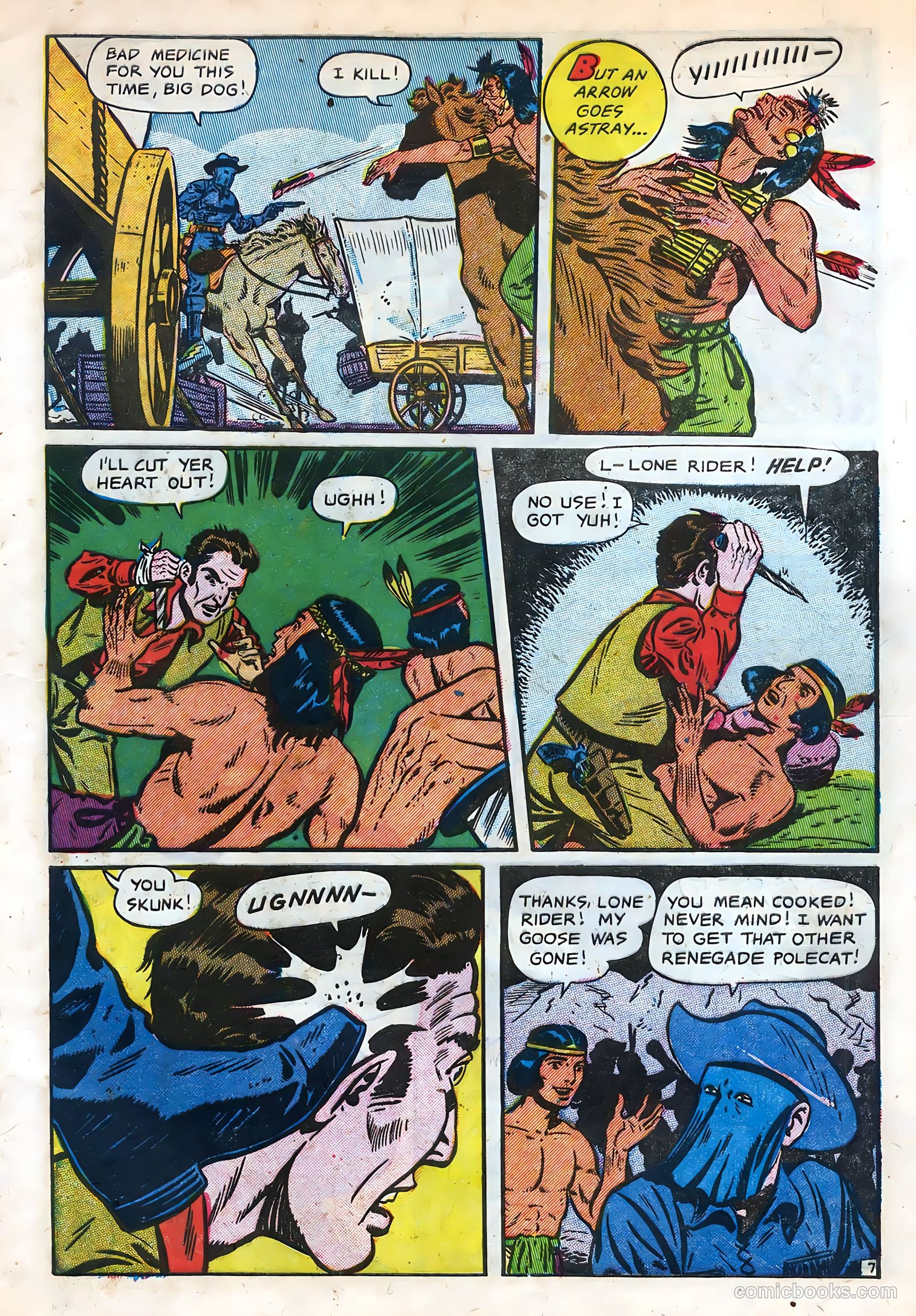 The Lone Rider #11 (1952) — page 9 of 36