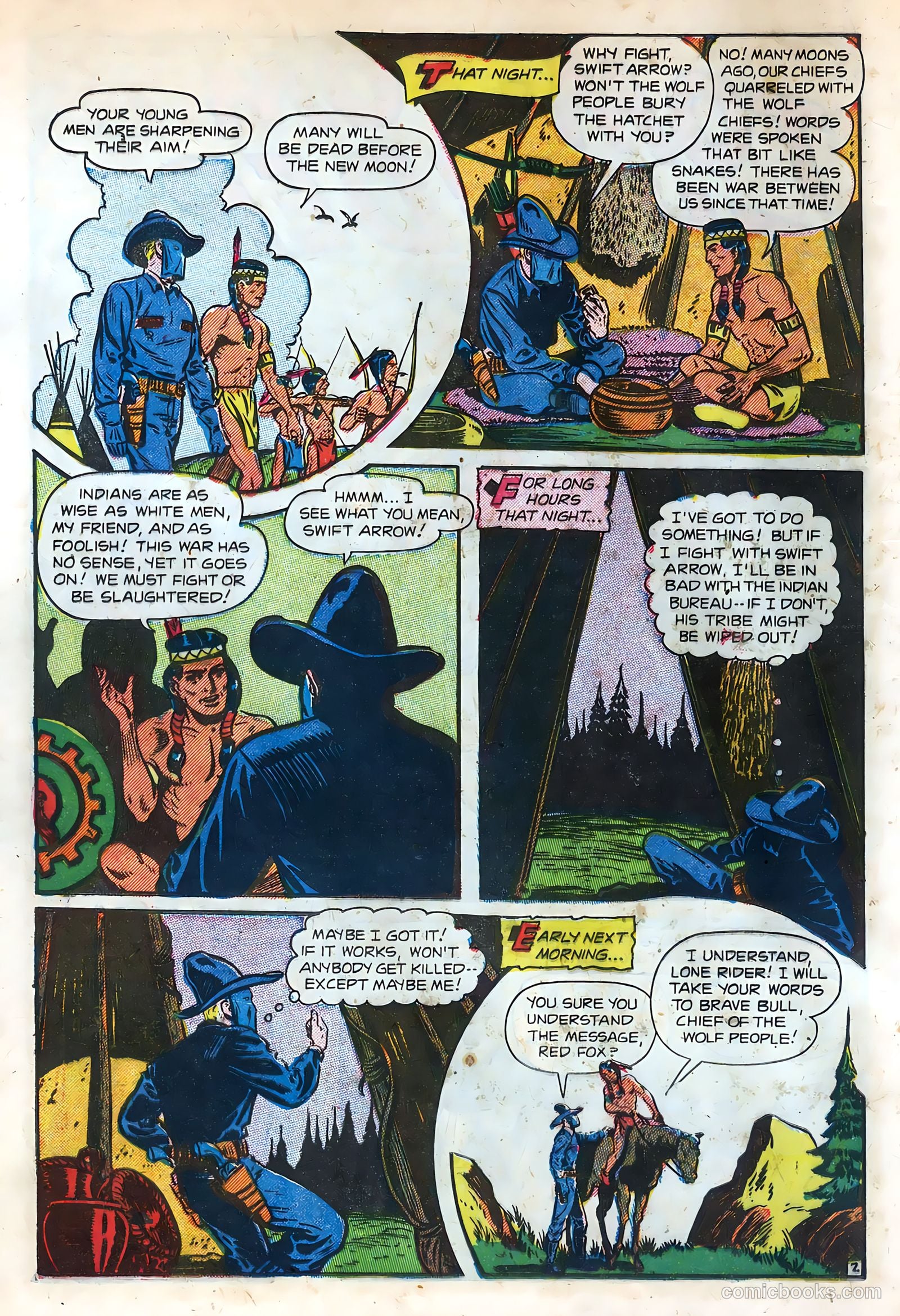 The Lone Rider #11 (1952) — page 12 of 36