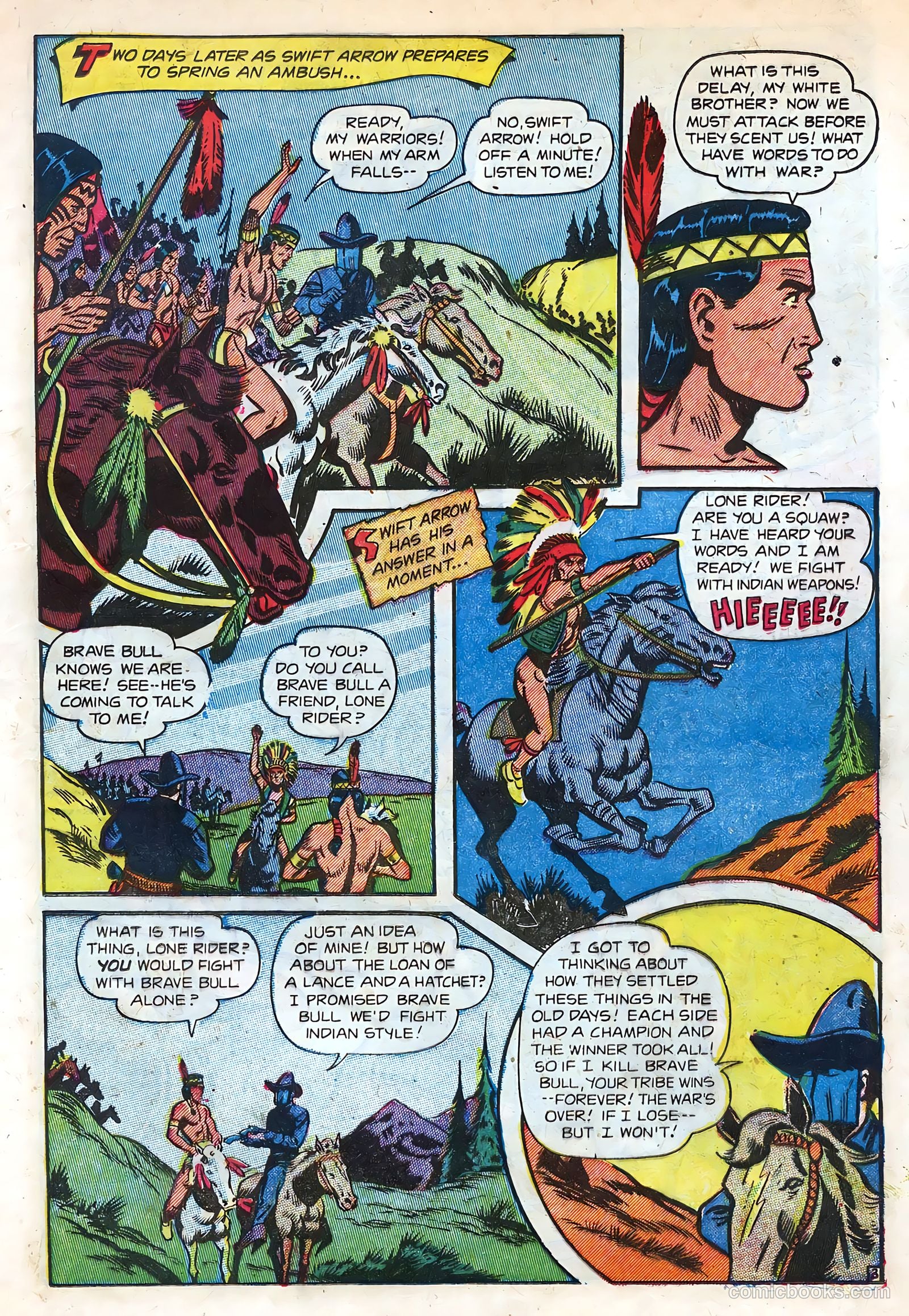 The Lone Rider #11 (1952) — page 13 of 36