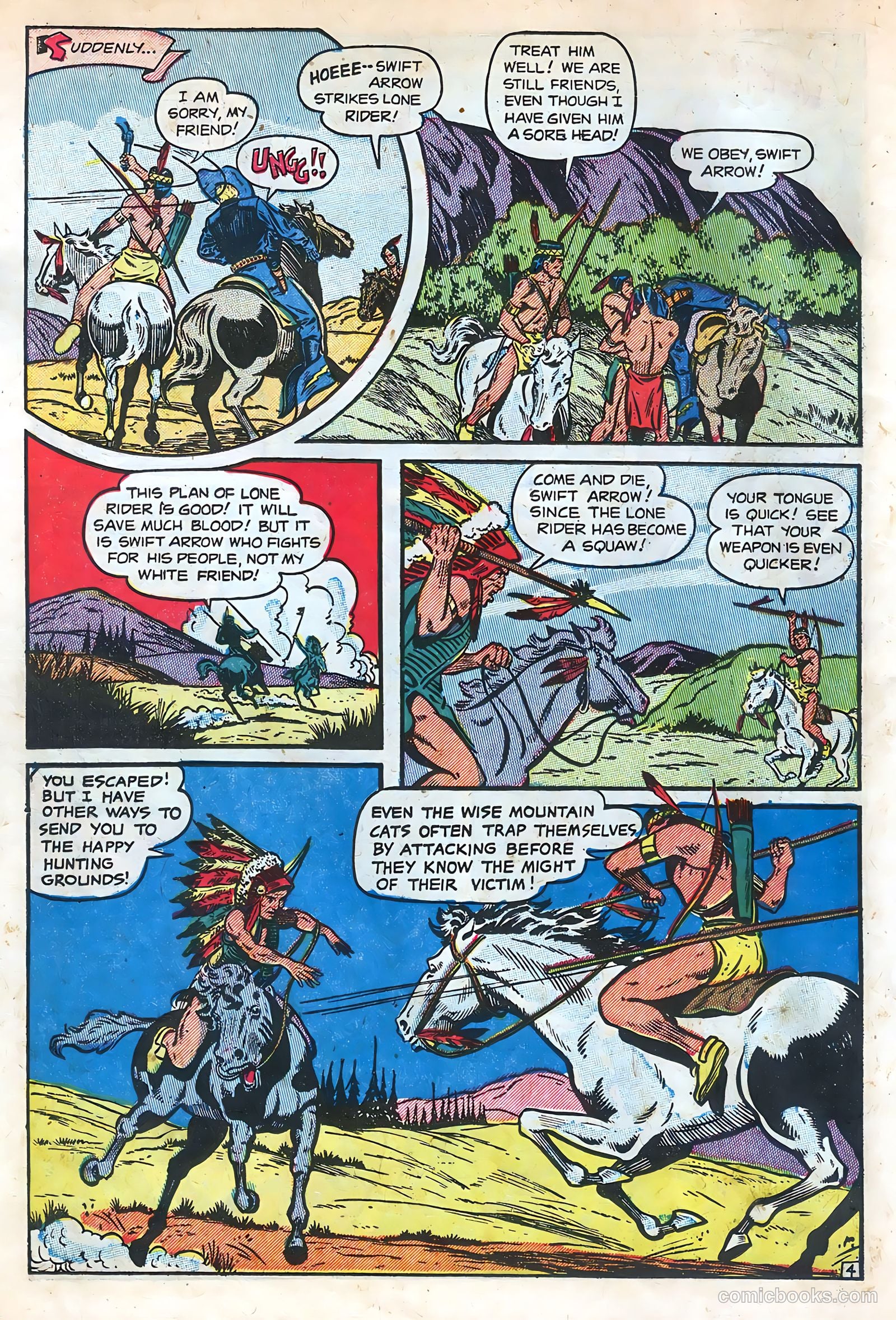 The Lone Rider #11 (1952) — page 14 of 36