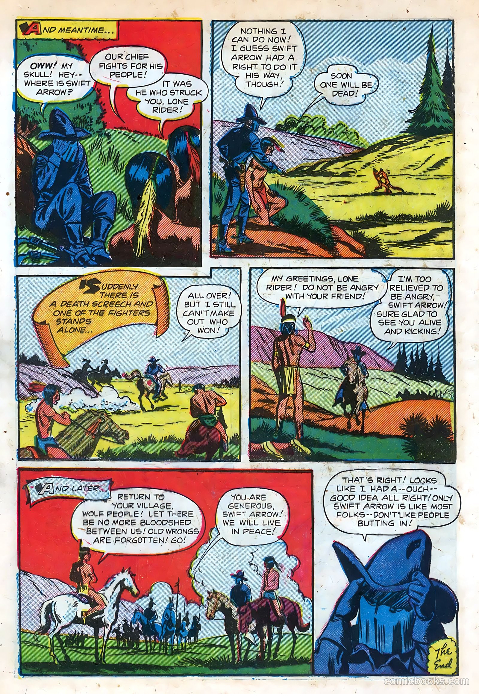 The Lone Rider #11 (1952) — page 16 of 36