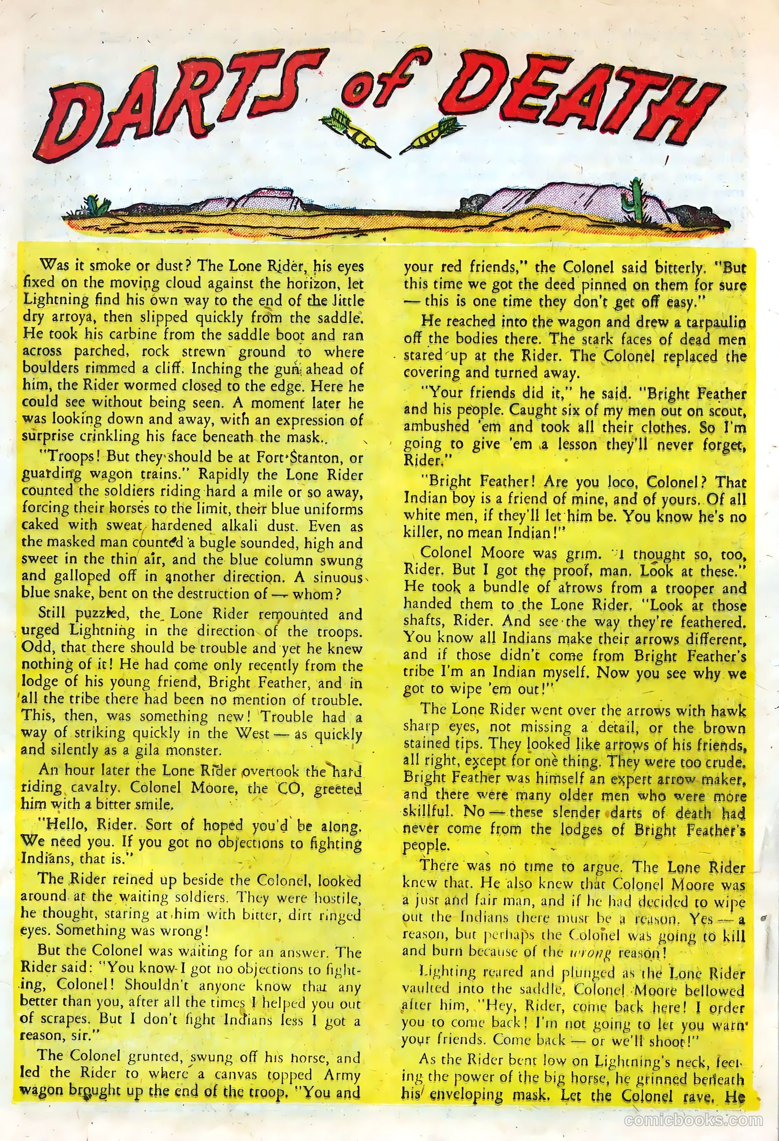 The Lone Rider #11 (1952) — page 17 of 36