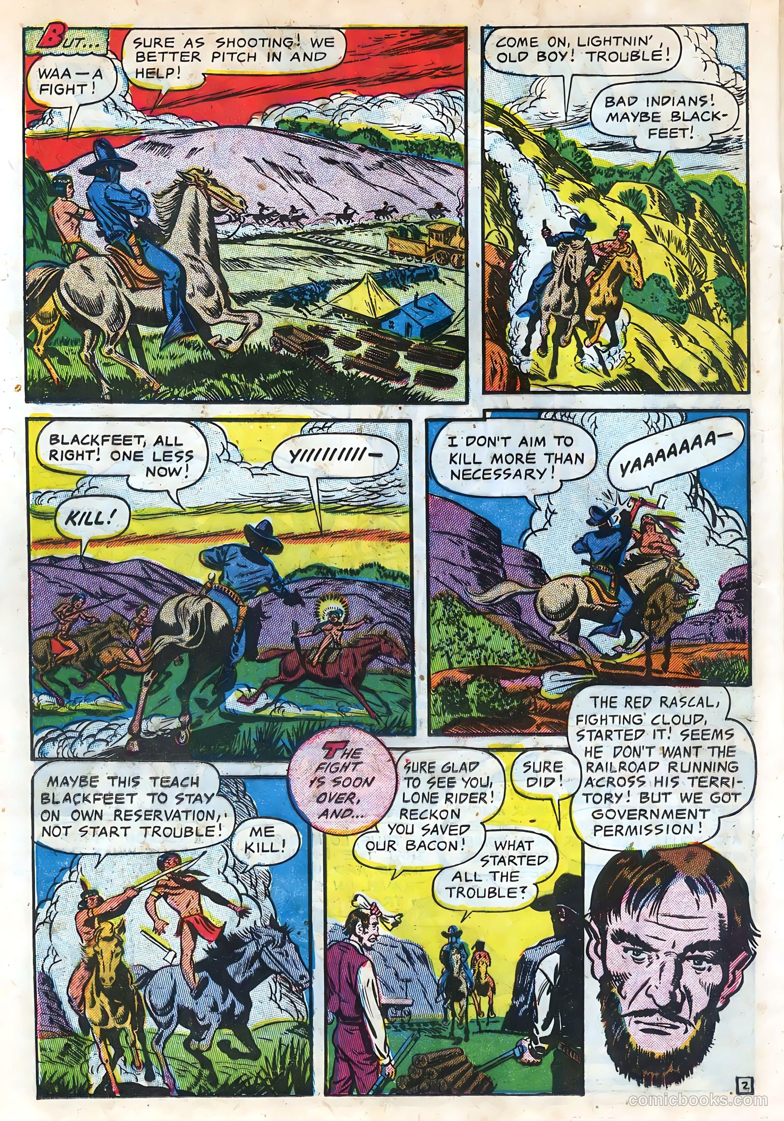 The Lone Rider #11 (1952) — page 20 of 36