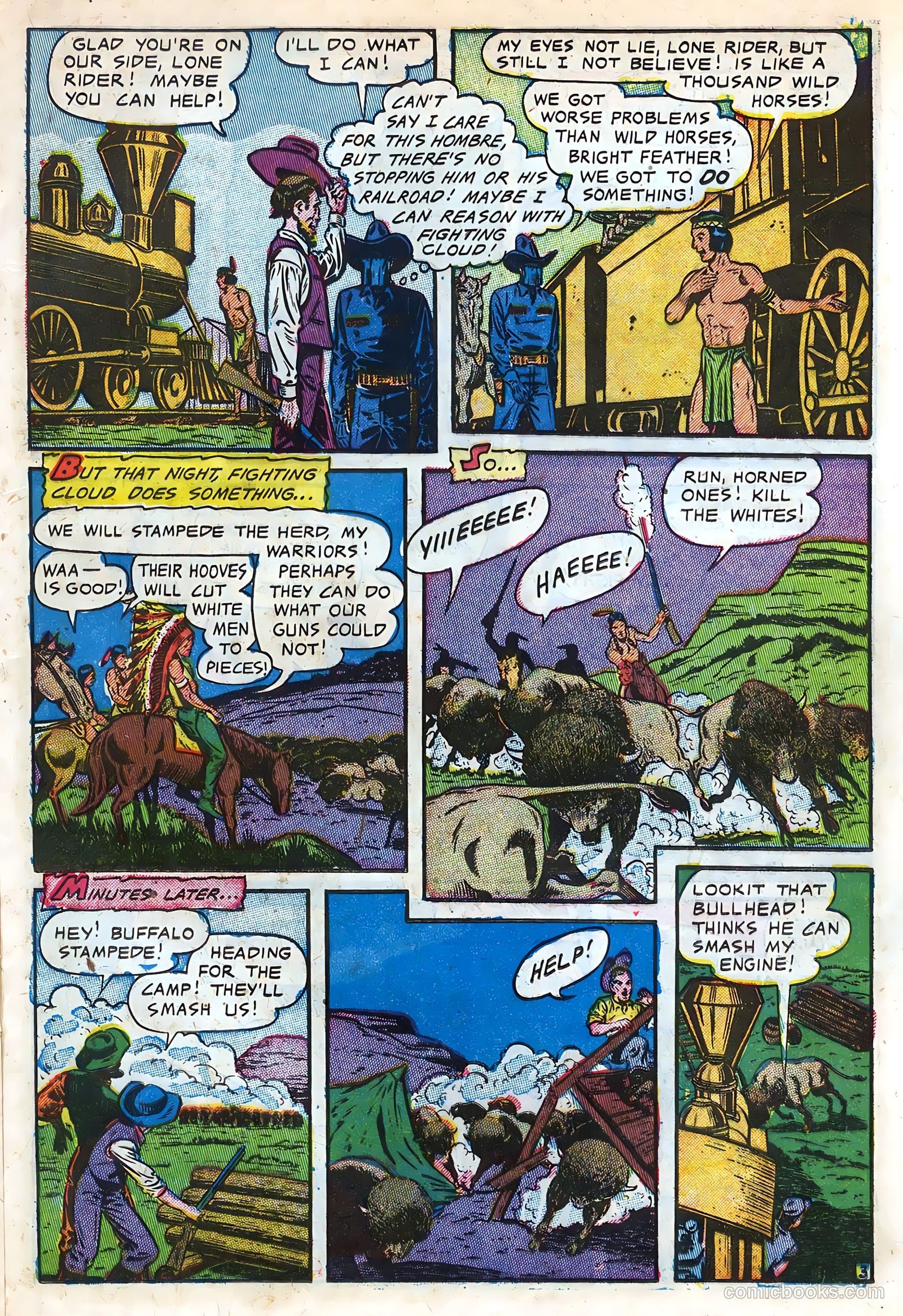 The Lone Rider #11 (1952) — page 21 of 36