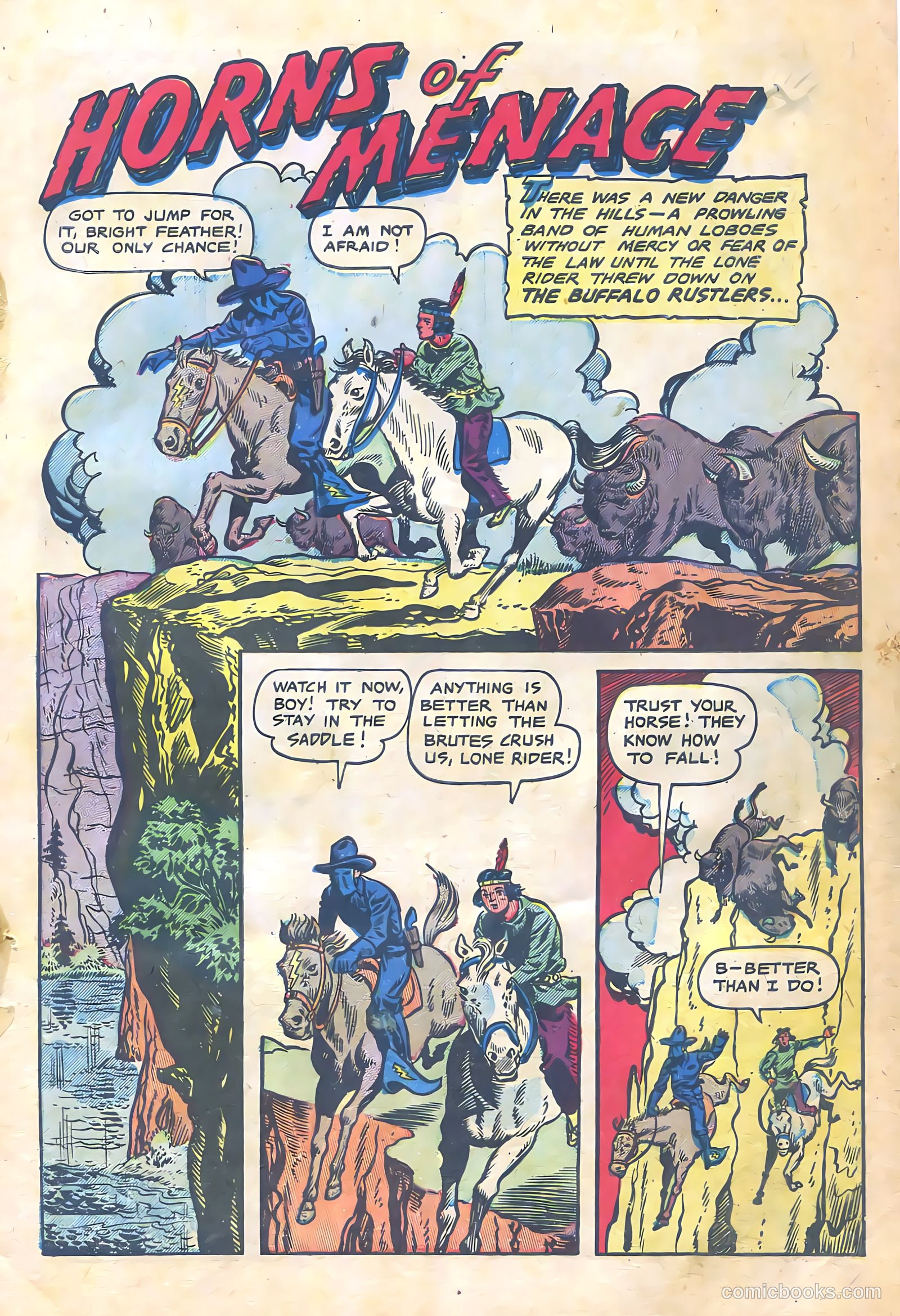 The Lone Rider #12 (1953) — page 3 of 36