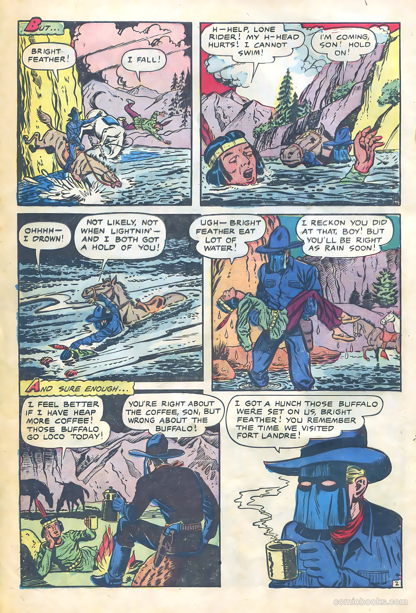 The Lone Rider #12 (1953) — page 4 of 36