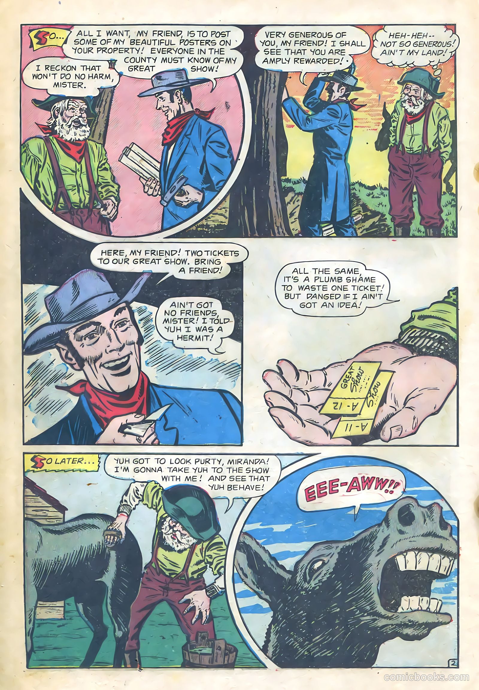 The Lone Rider #12 (1953) — page 12 of 36