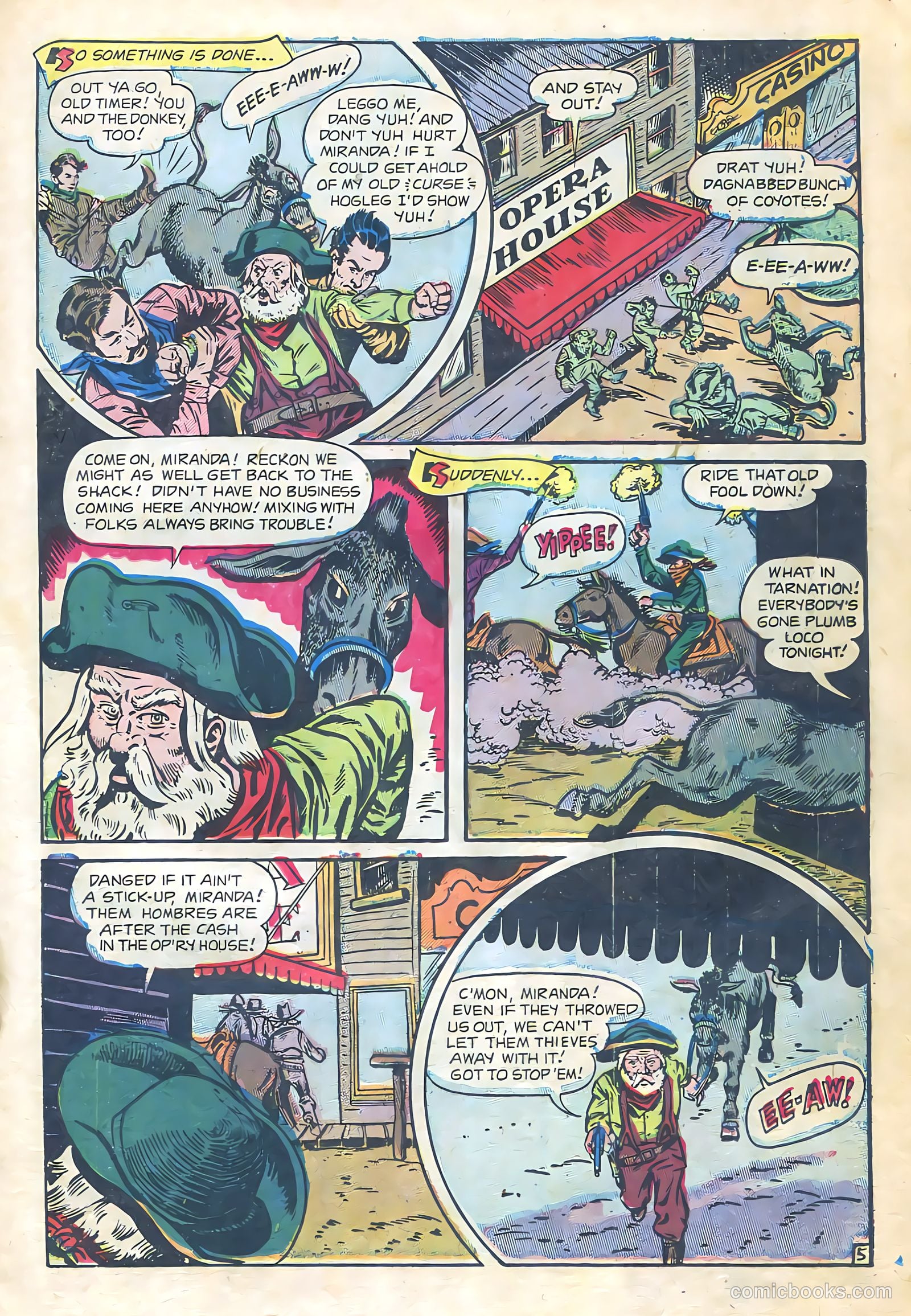 The Lone Rider #12 (1953) — page 15 of 36