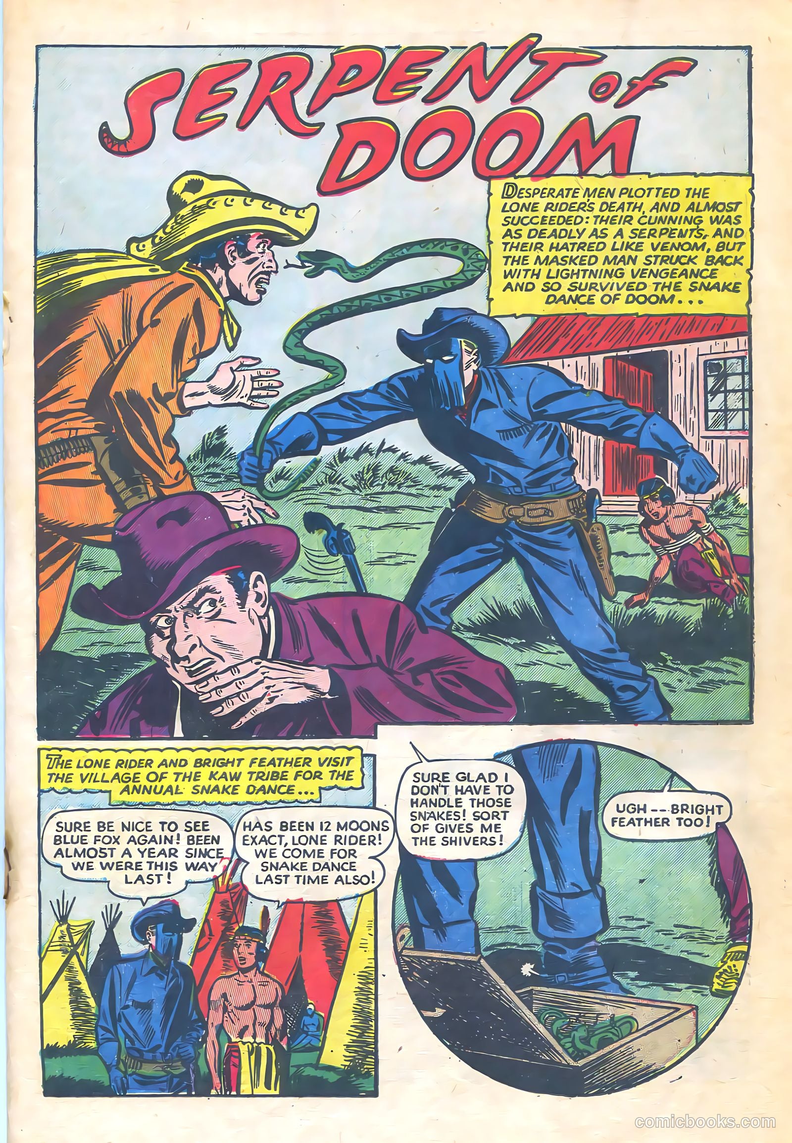 The Lone Rider #12 (1953) — page 17 of 36