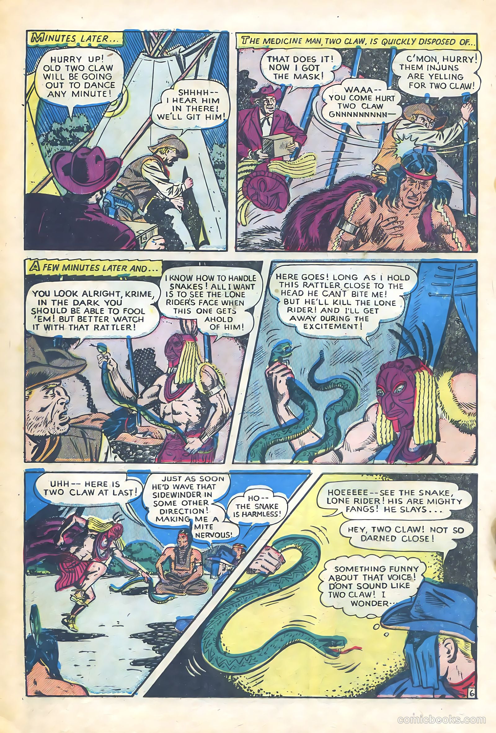 The Lone Rider #12 (1953) — page 22 of 36