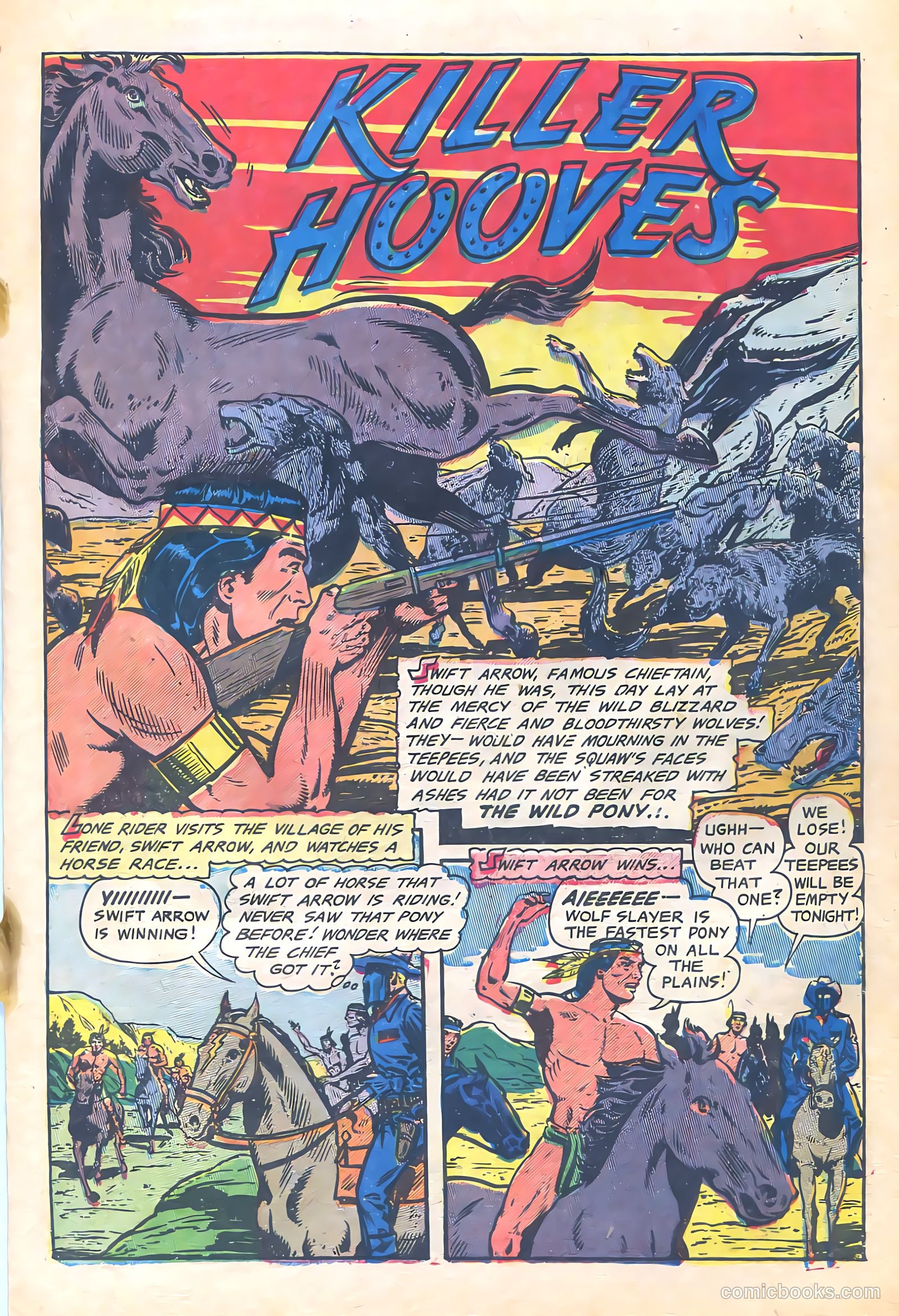 The Lone Rider #12 (1953) — page 27 of 36