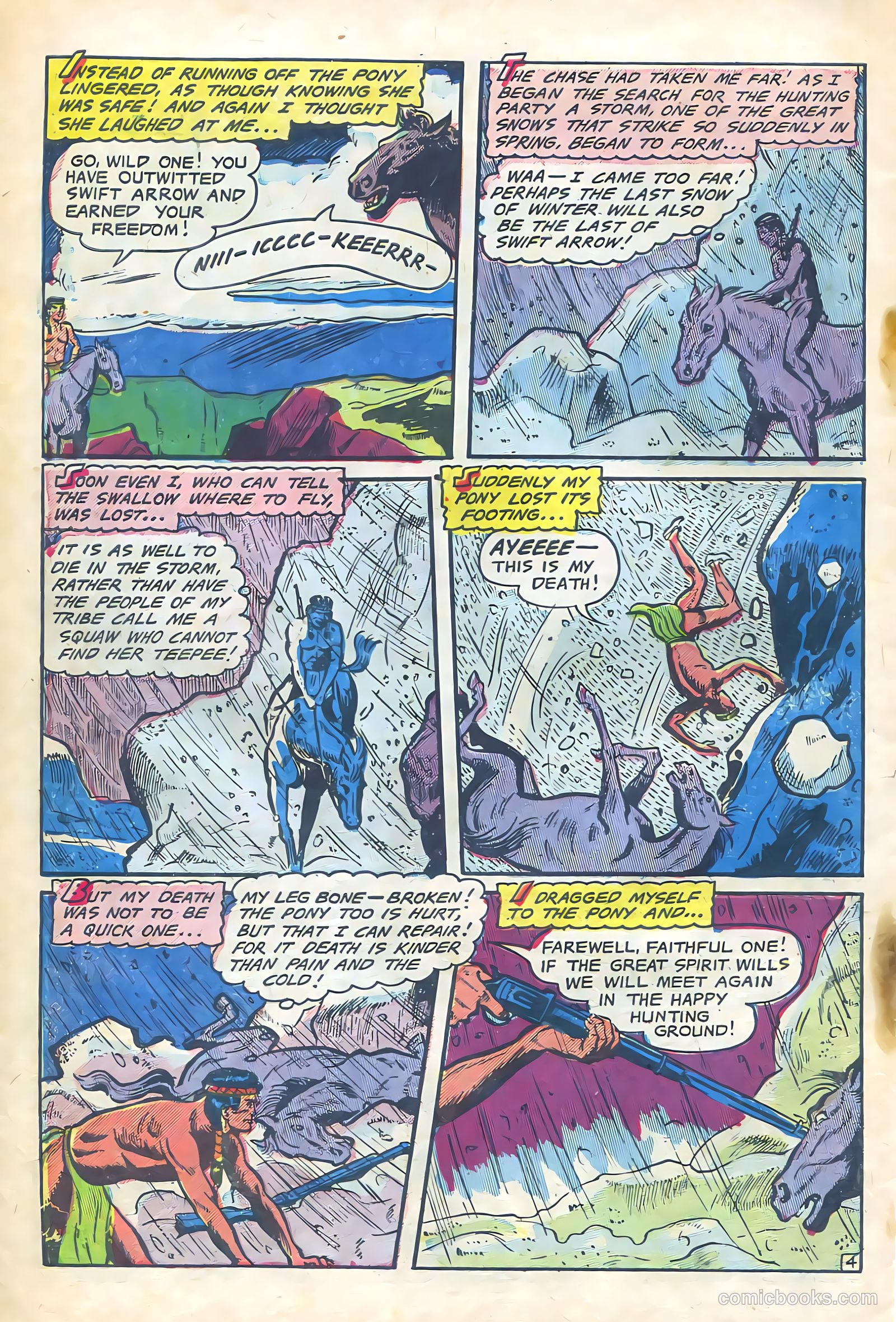 The Lone Rider #12 (1953) — page 30 of 36