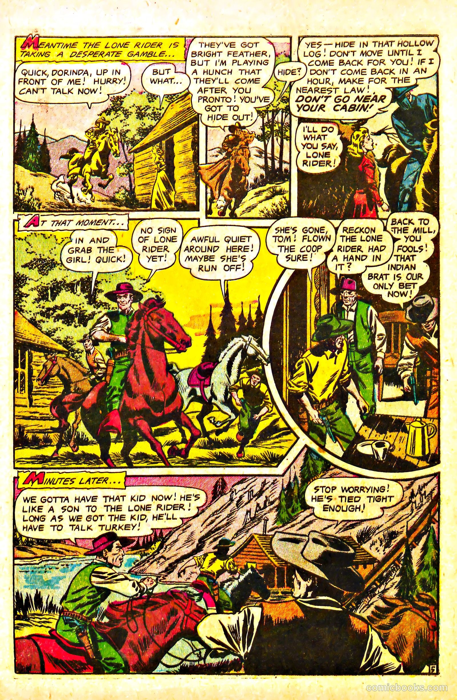 The Lone Rider #13 (1953) — page 7 of 36
