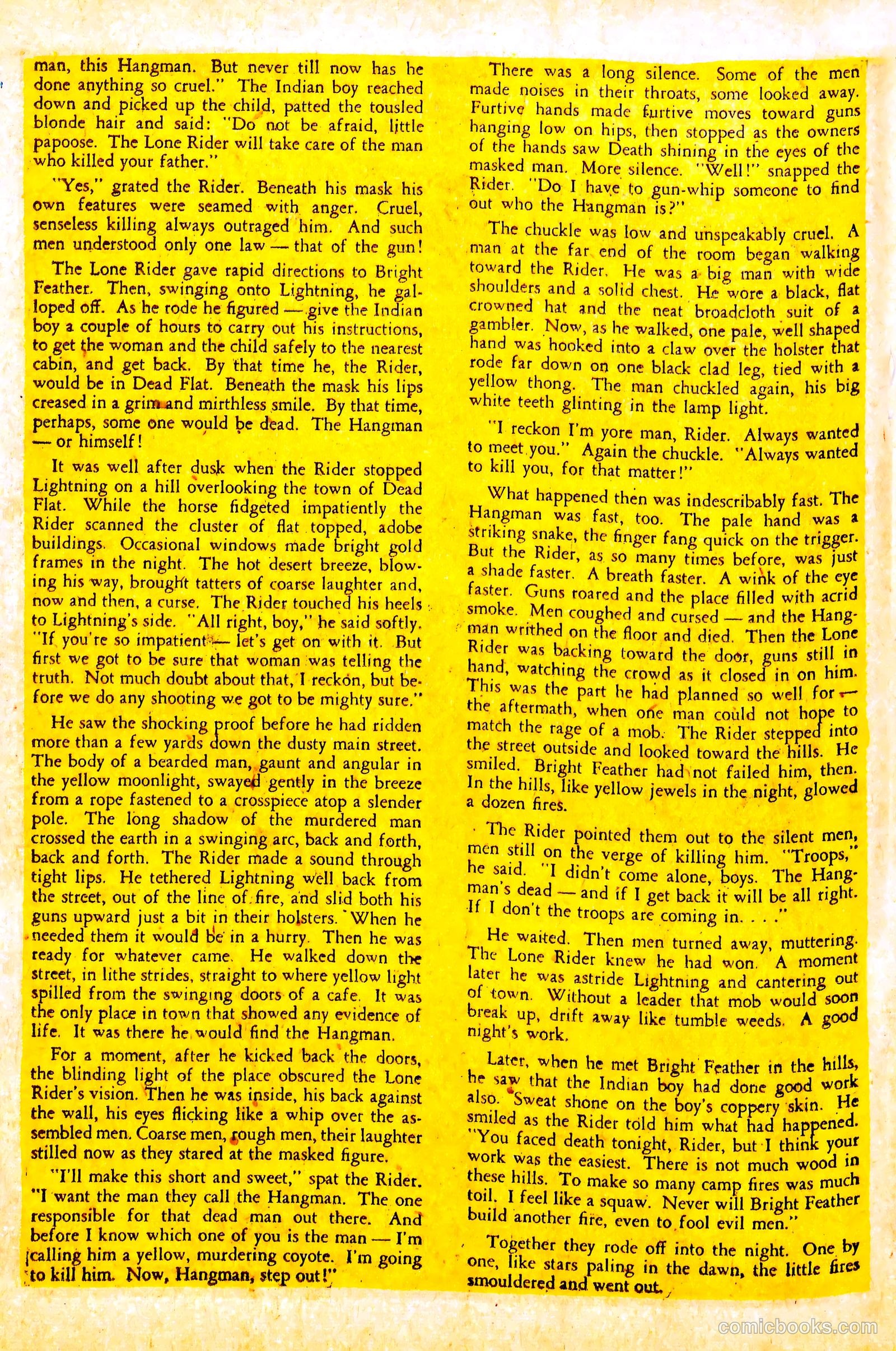 The Lone Rider #13 (1953) — page 18 of 36