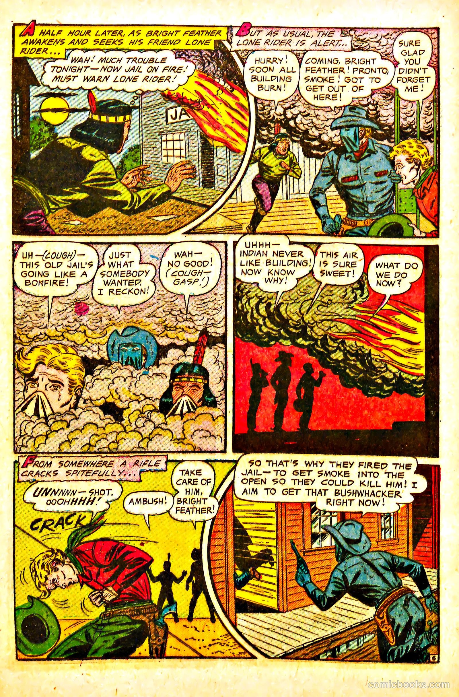The Lone Rider #13 (1953) — page 24 of 36