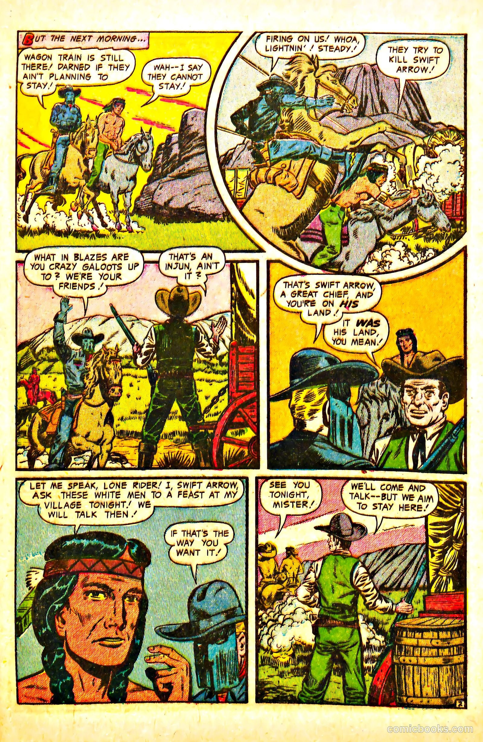 The Lone Rider #13 (1953) — page 28 of 36
