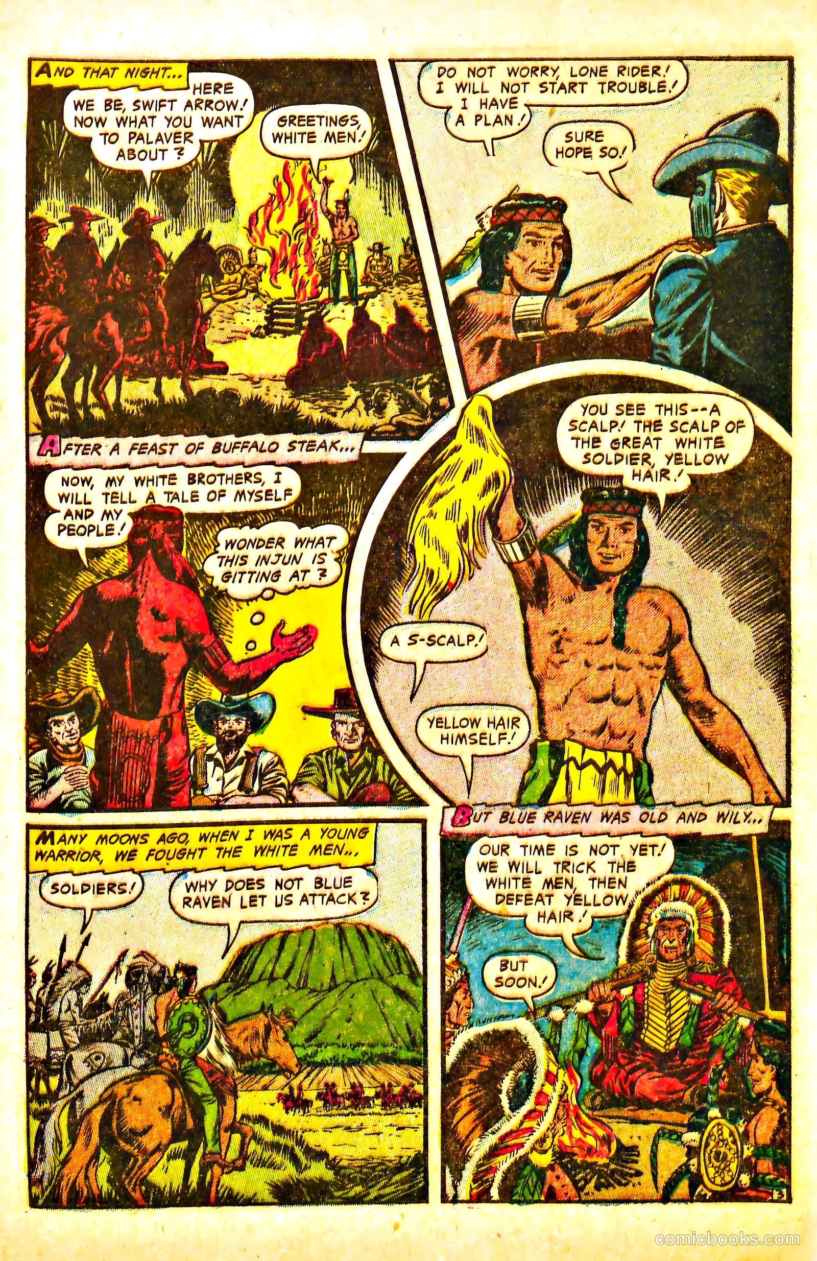 The Lone Rider #13 (1953) — page 29 of 36