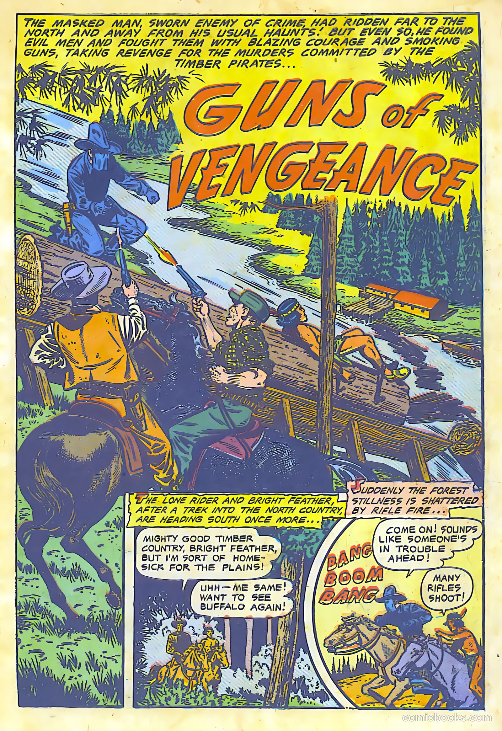 The Lone Rider #13 (1950) — page 2 of 31