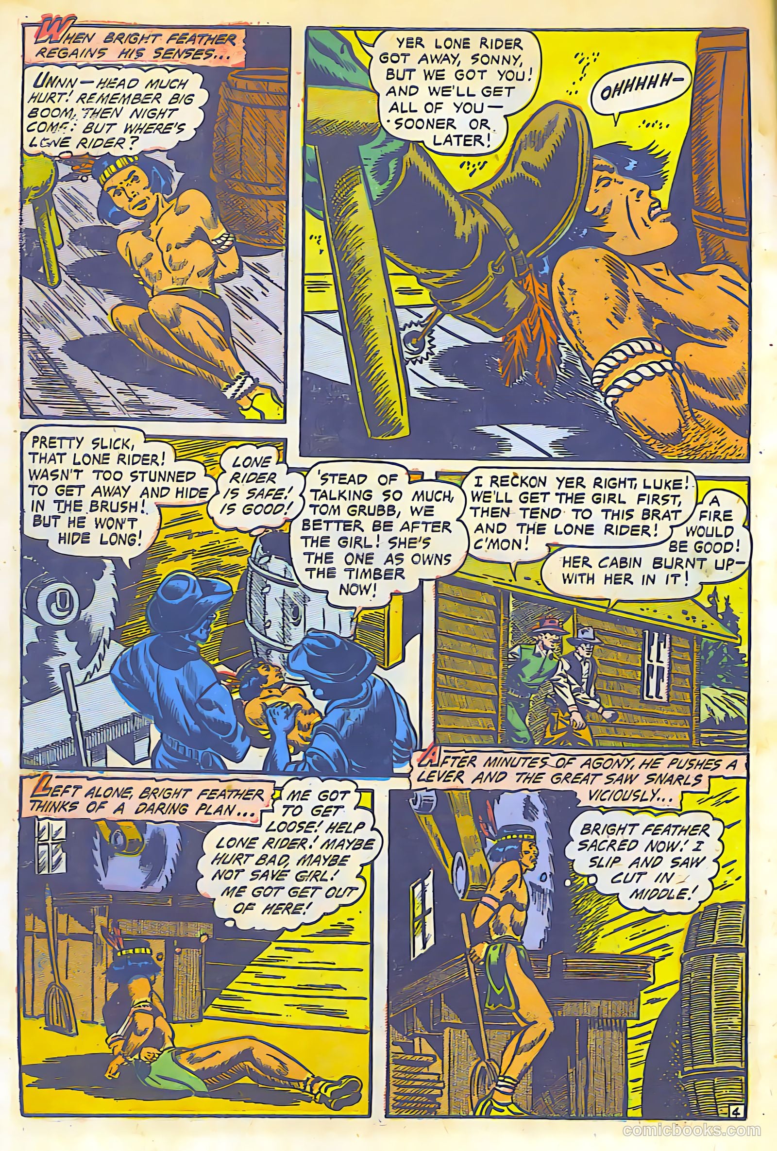 The Lone Rider #13 (1950) — page 5 of 31