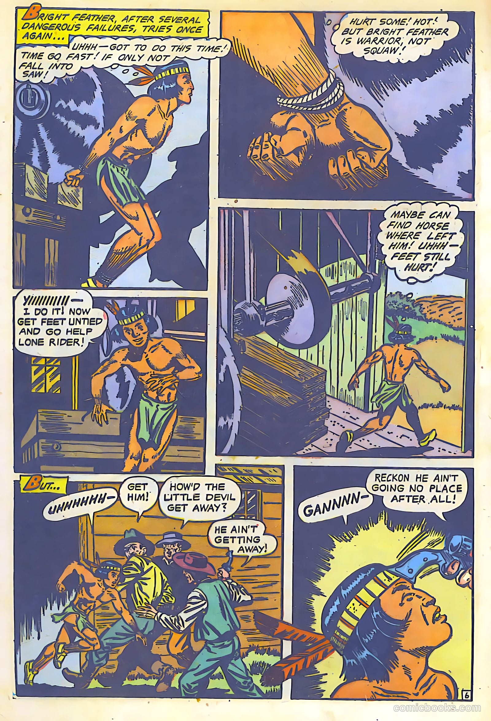 The Lone Rider #13 (1950) — page 7 of 31