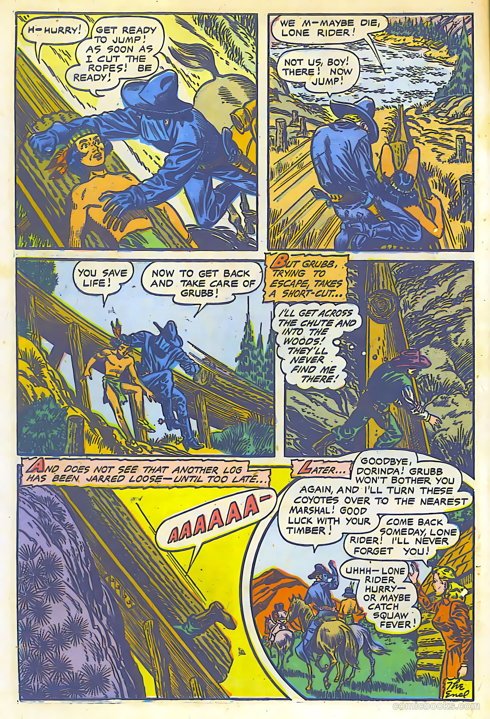 The Lone Rider #13 (1950) — page 9 of 31