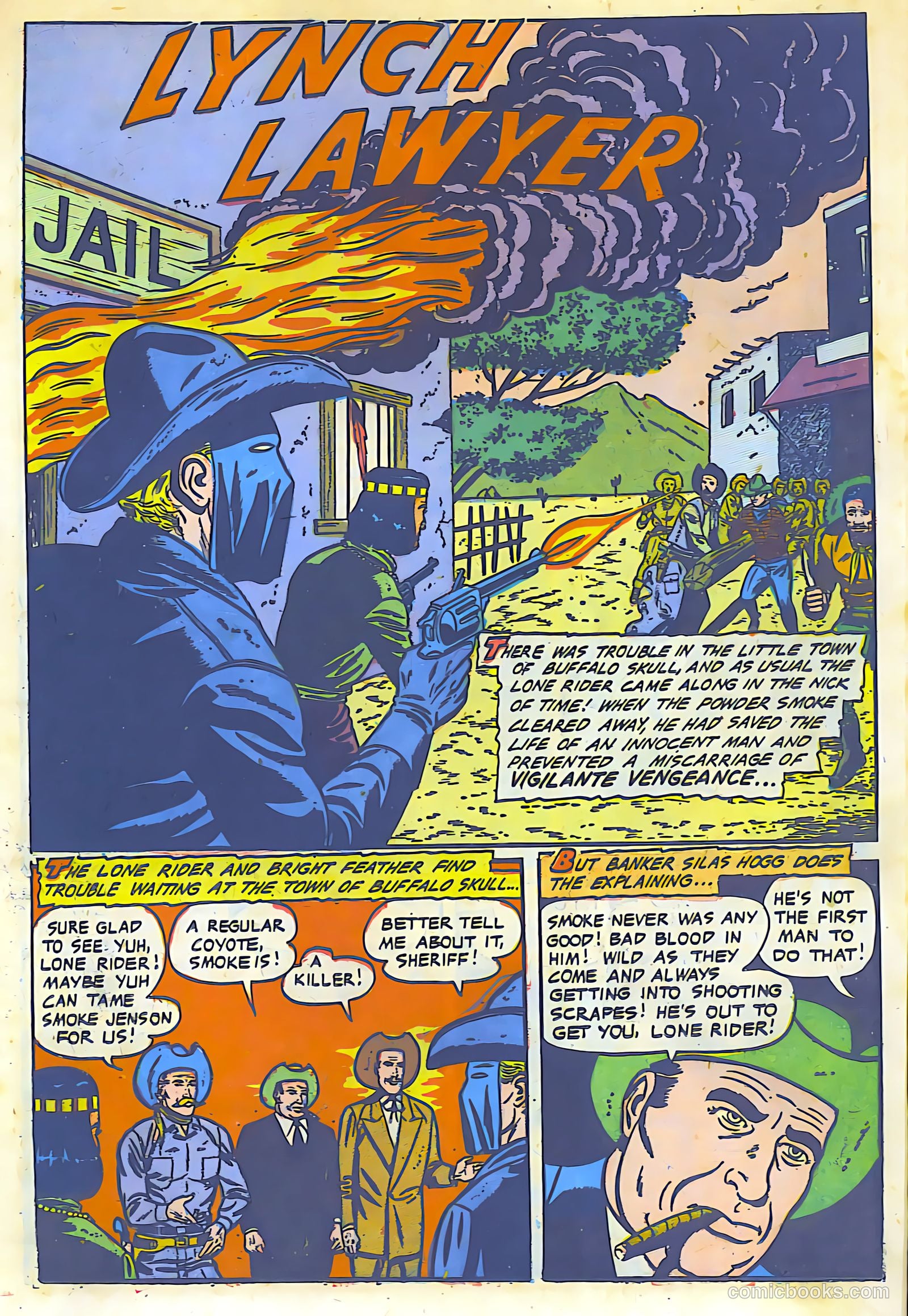 The Lone Rider #13 (1950) — page 16 of 31