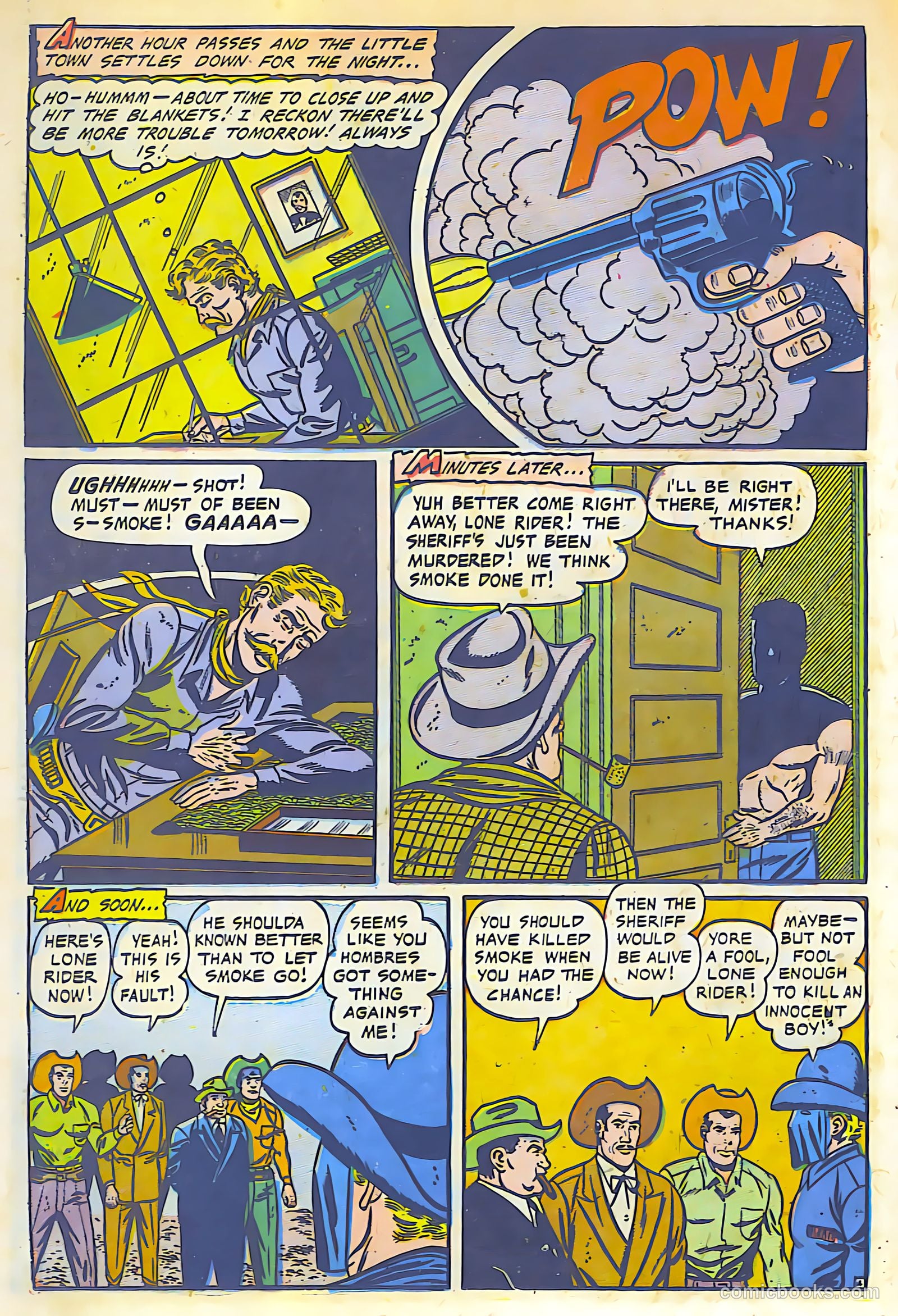 The Lone Rider #13 (1950) — page 19 of 31