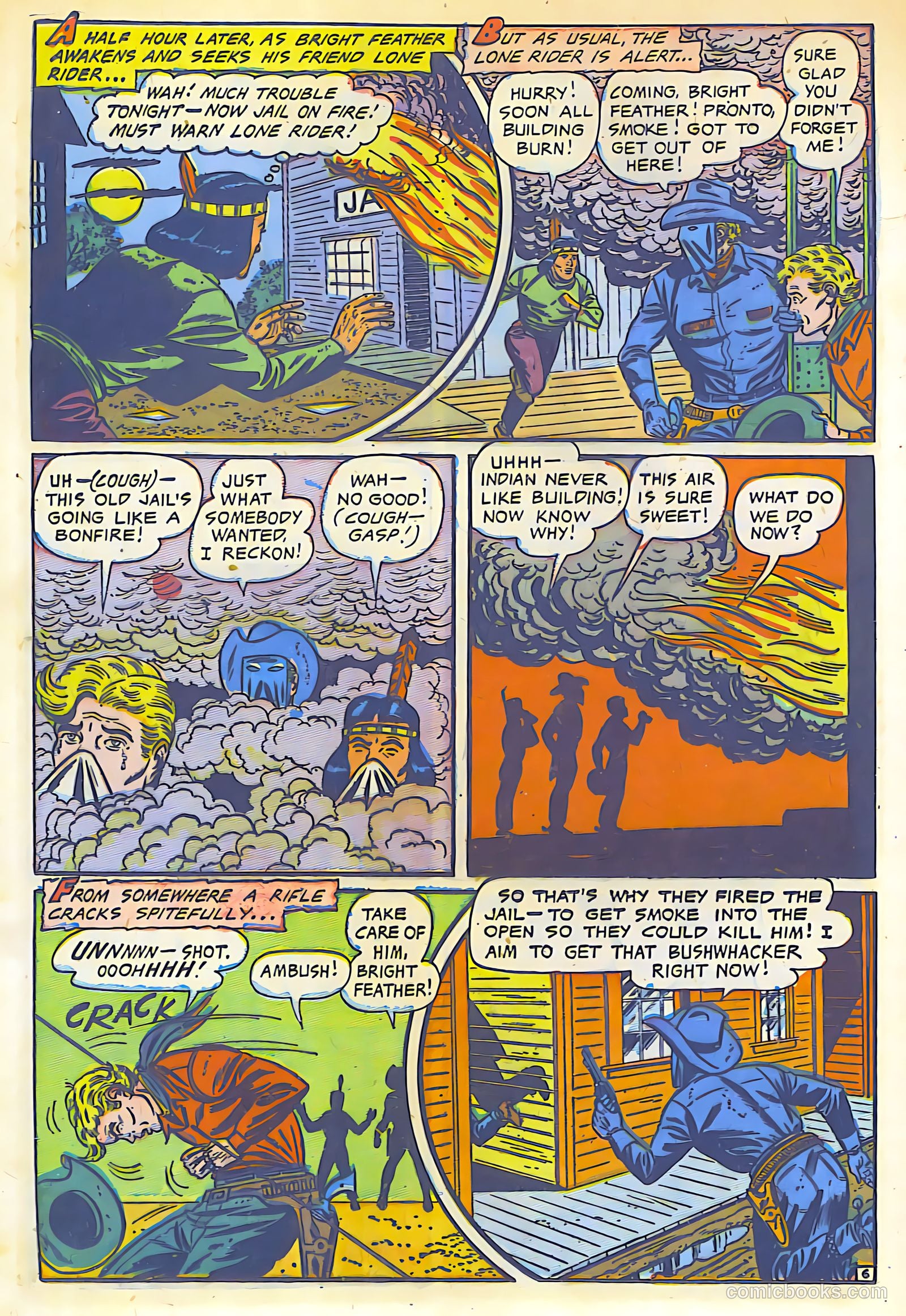 The Lone Rider #13 (1950) — page 21 of 31