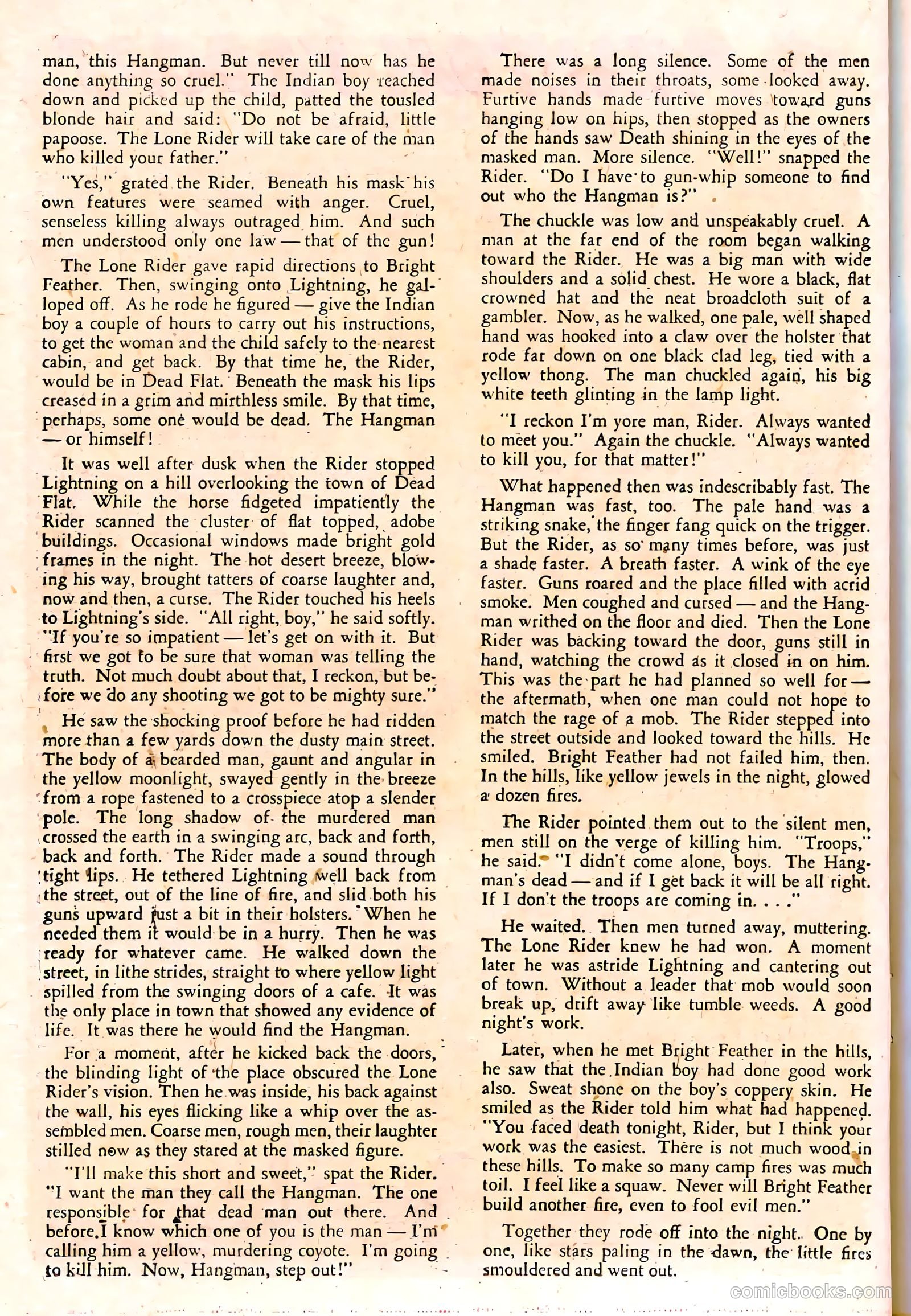 The Lone Rider #13 (1950) — page 24 of 31