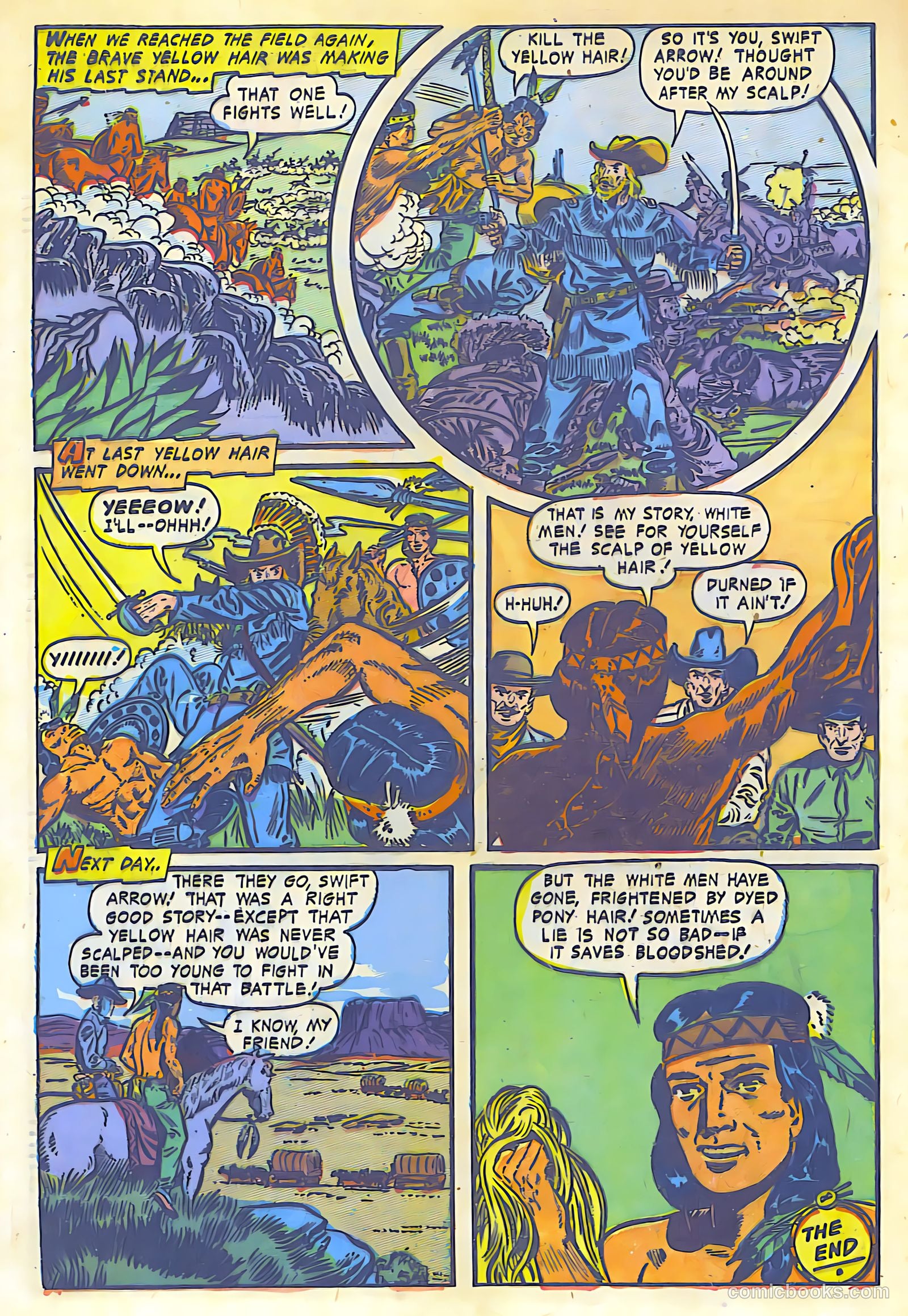 The Lone Rider #13 (1950) — page 30 of 31