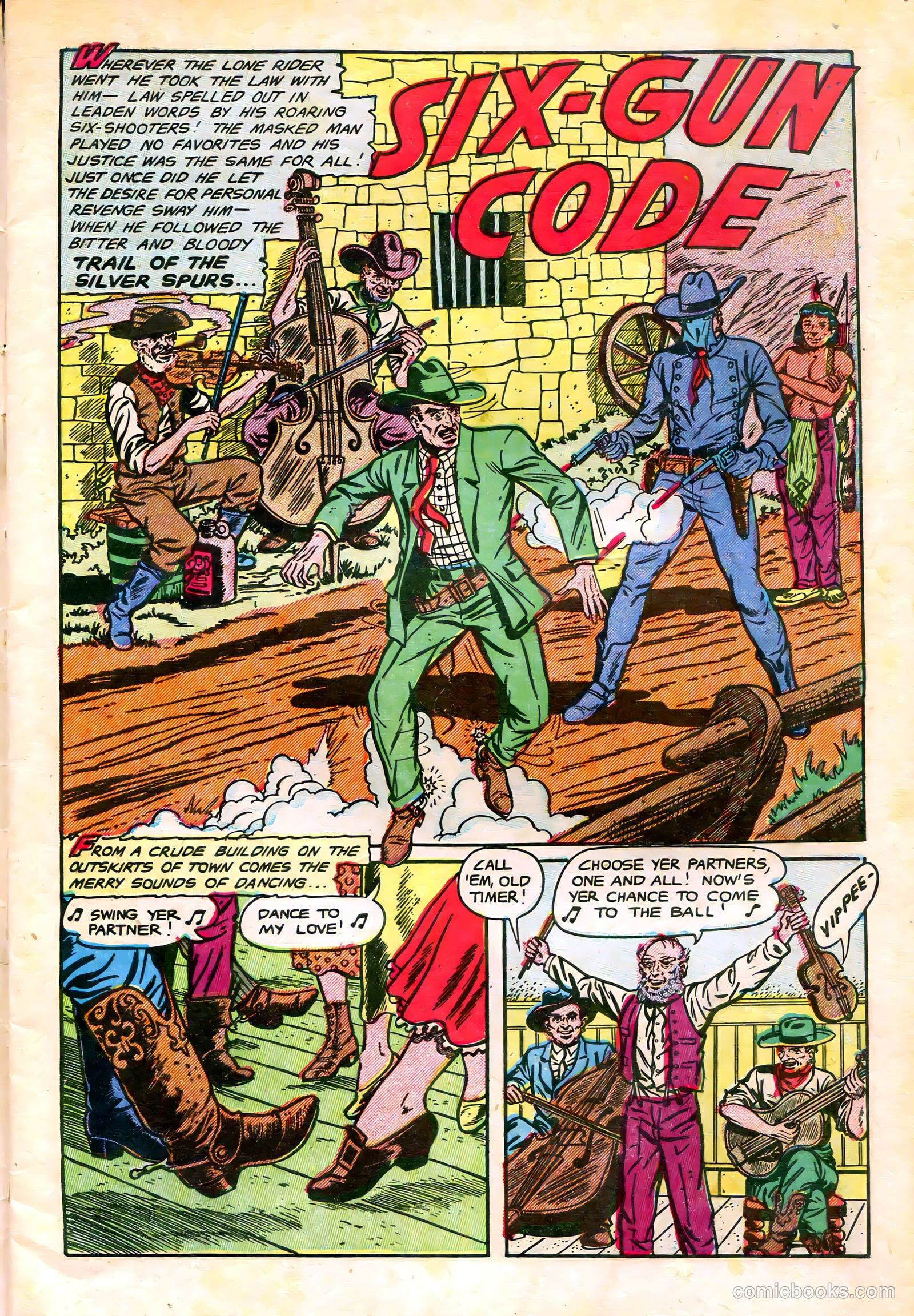 The Lone Rider #14 (1953) — page 3 of 36