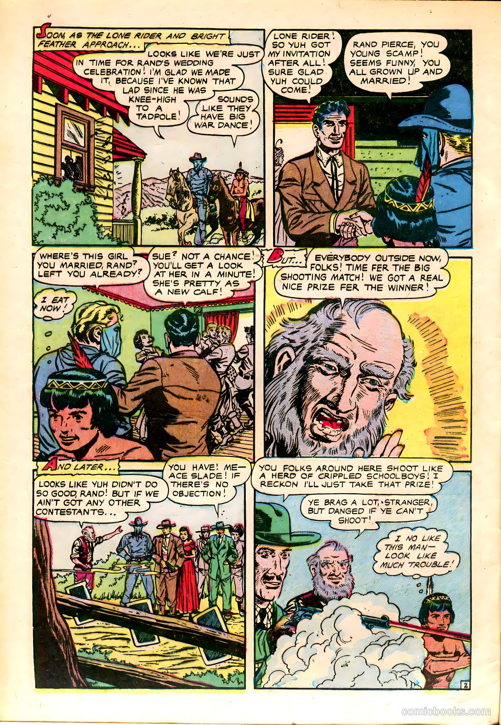 The Lone Rider #14 (1953) — page 4 of 36