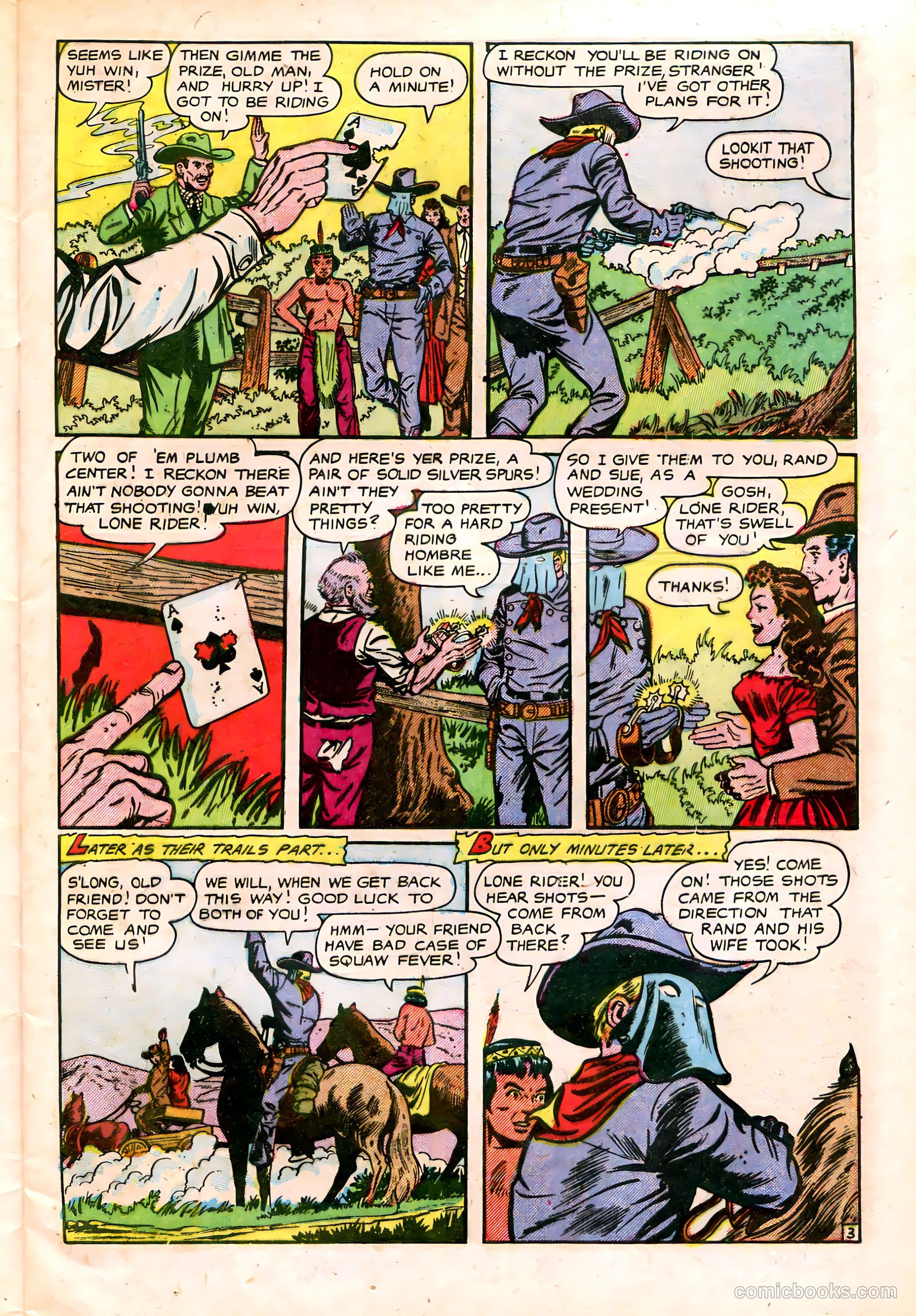The Lone Rider #14 (1953) — page 5 of 36
