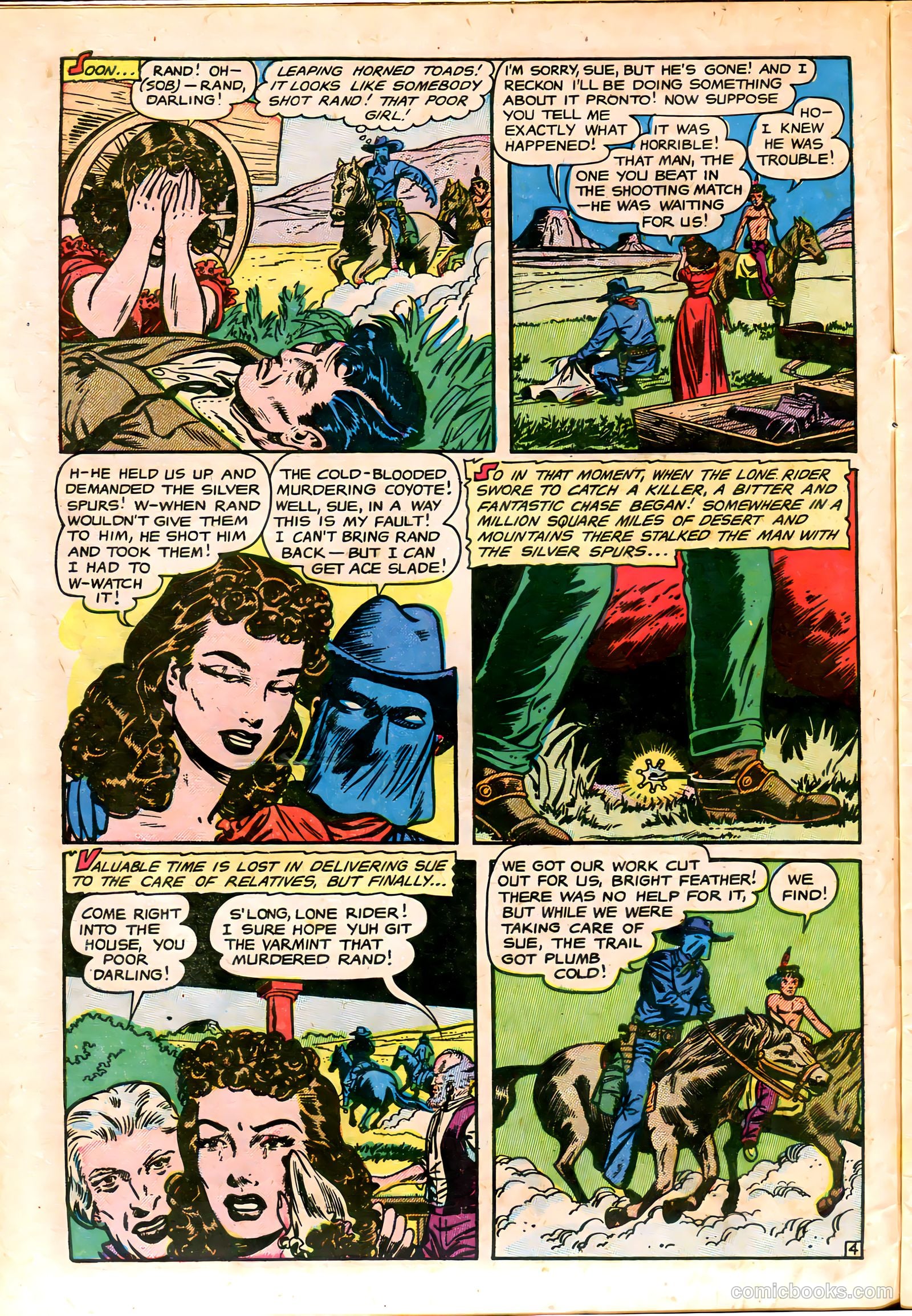 The Lone Rider #14 (1953) — page 6 of 36