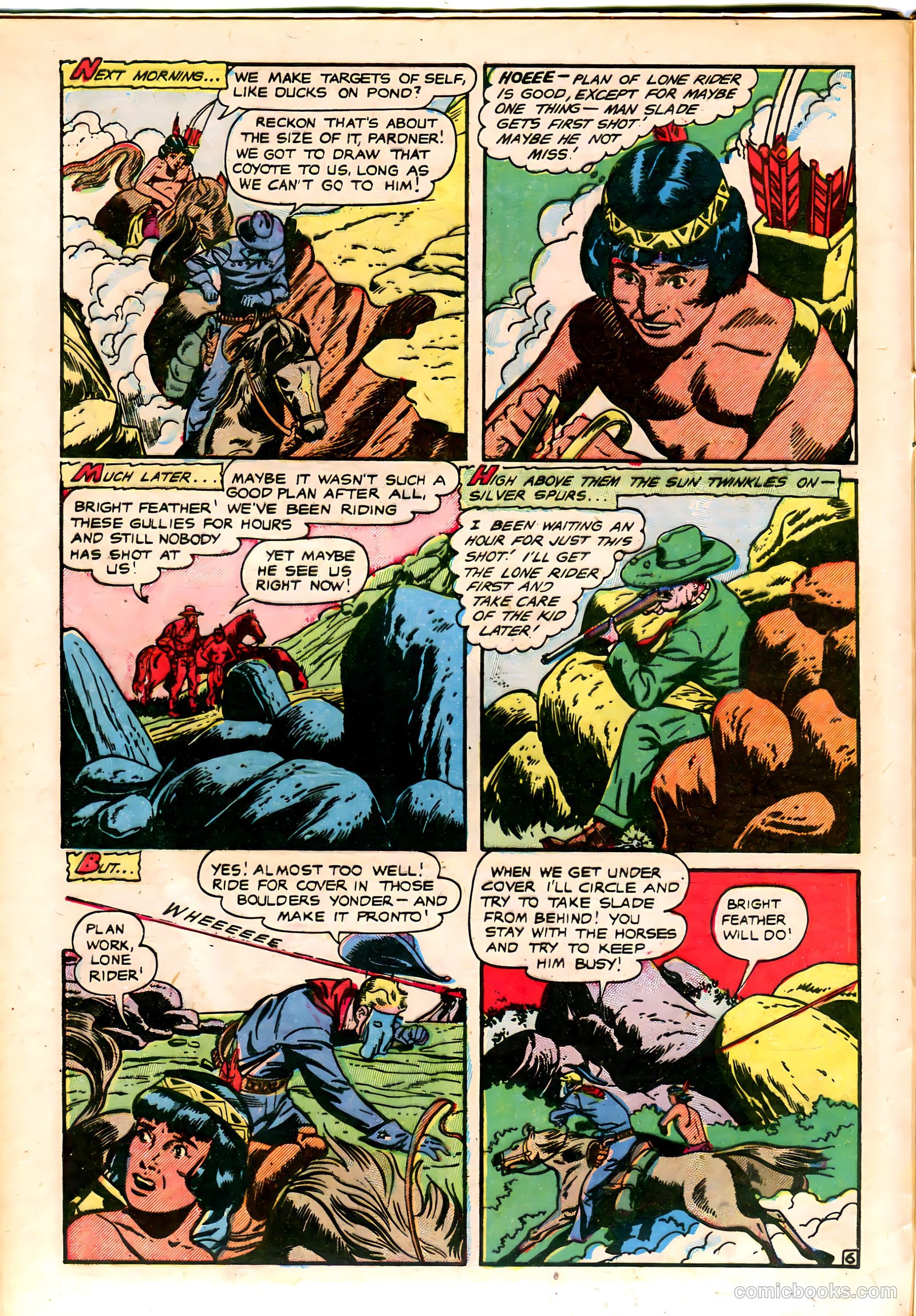 The Lone Rider #14 (1953) — page 8 of 36