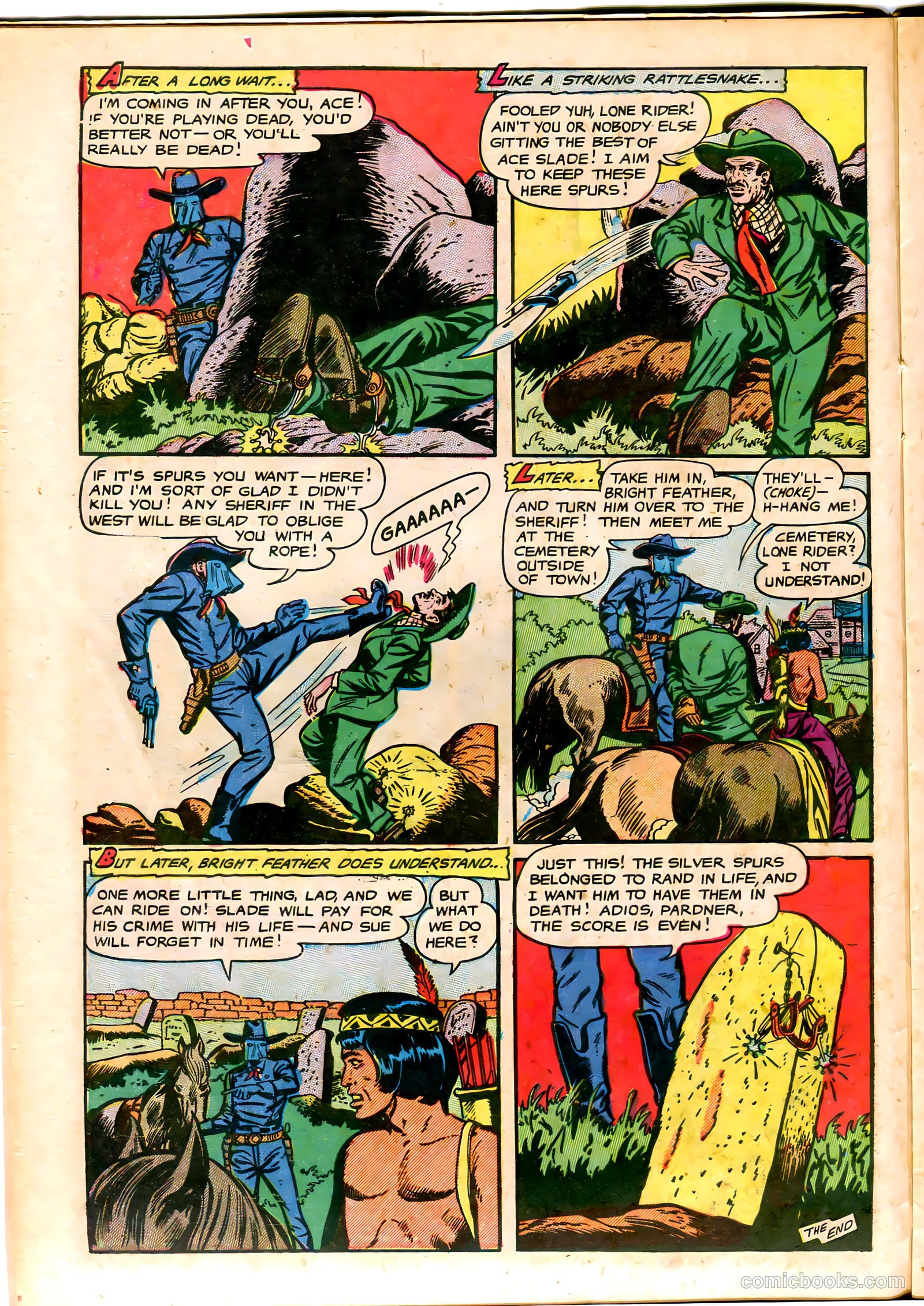 The Lone Rider #14 (1953) — page 10 of 36