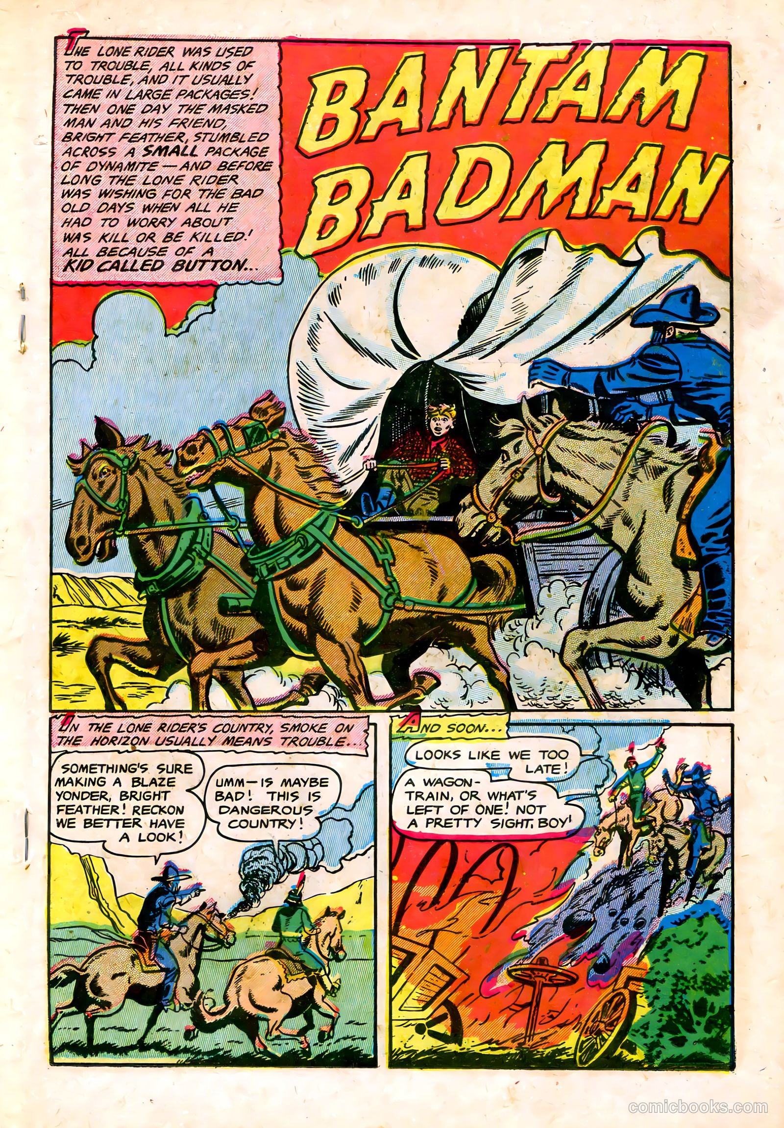 The Lone Rider #14 (1953) — page 19 of 36
